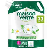 MAISON VERTE Recharge Lessive liquide Détachante Fraicheur d'été