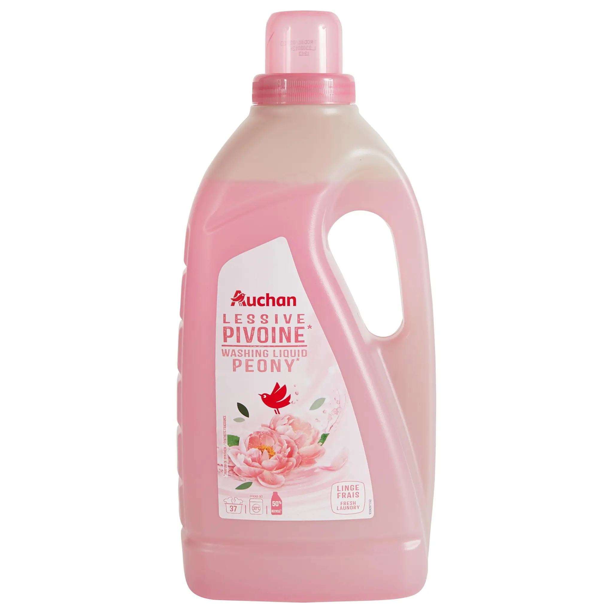 AUCHAN Lessive liquide Florale Pivoine
