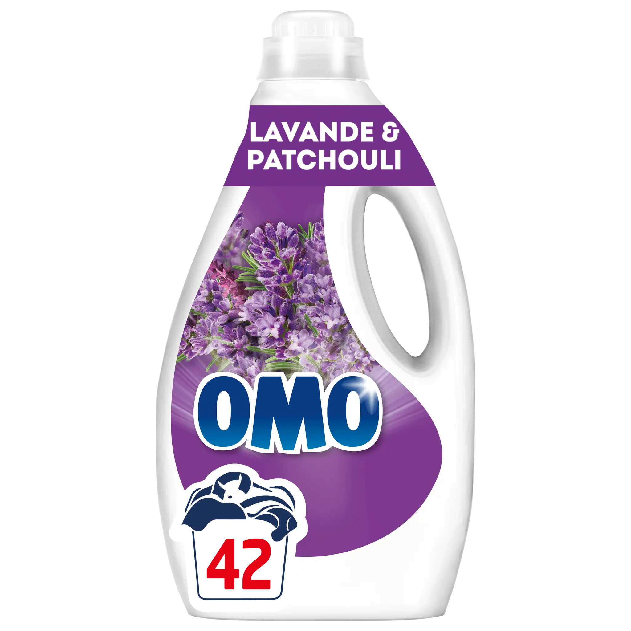 OMO Lessive liquide lavande et patchouli