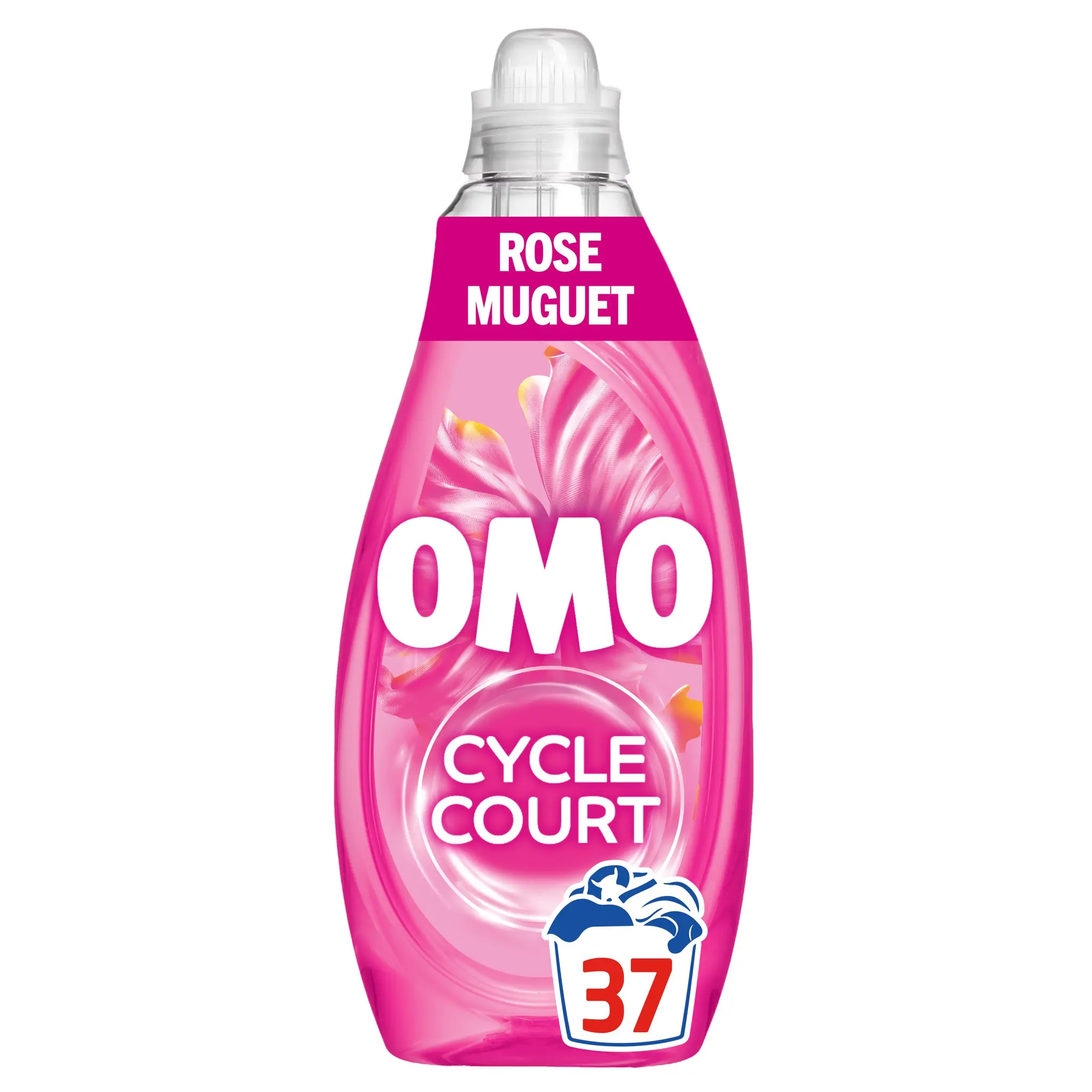 OMO Lessive liquide muguet rose