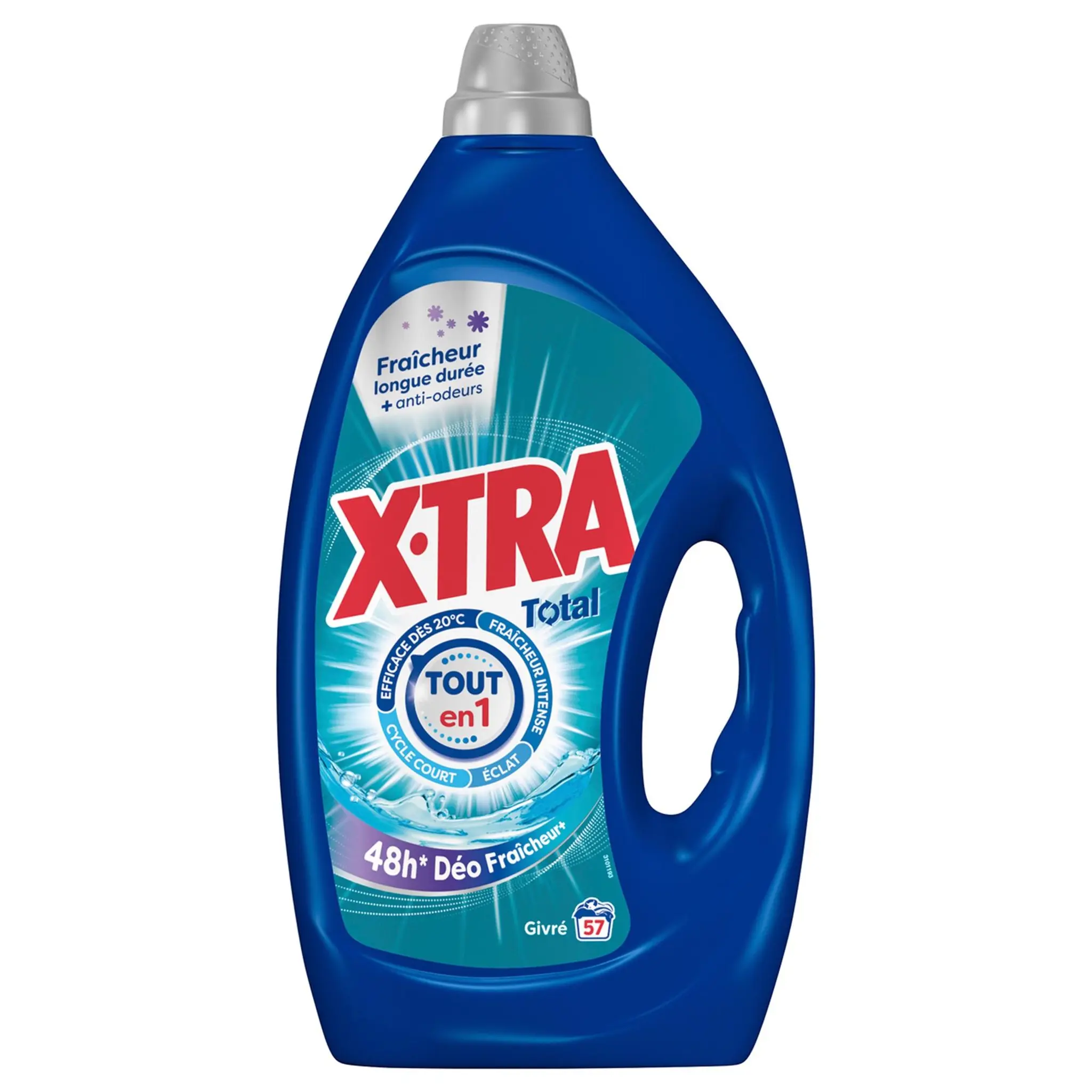 X-TRA Lessive liquide Total 4+1 Fraicheur givrée