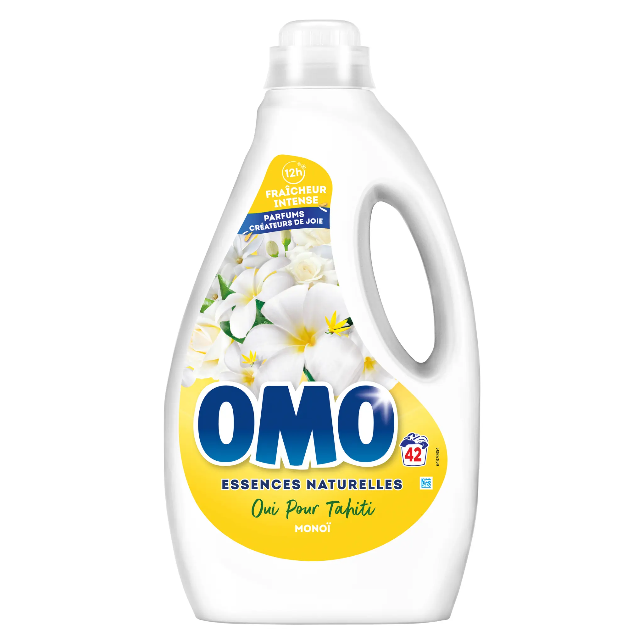 OMO Lessive liquide essences naturelles Tahiti monoï