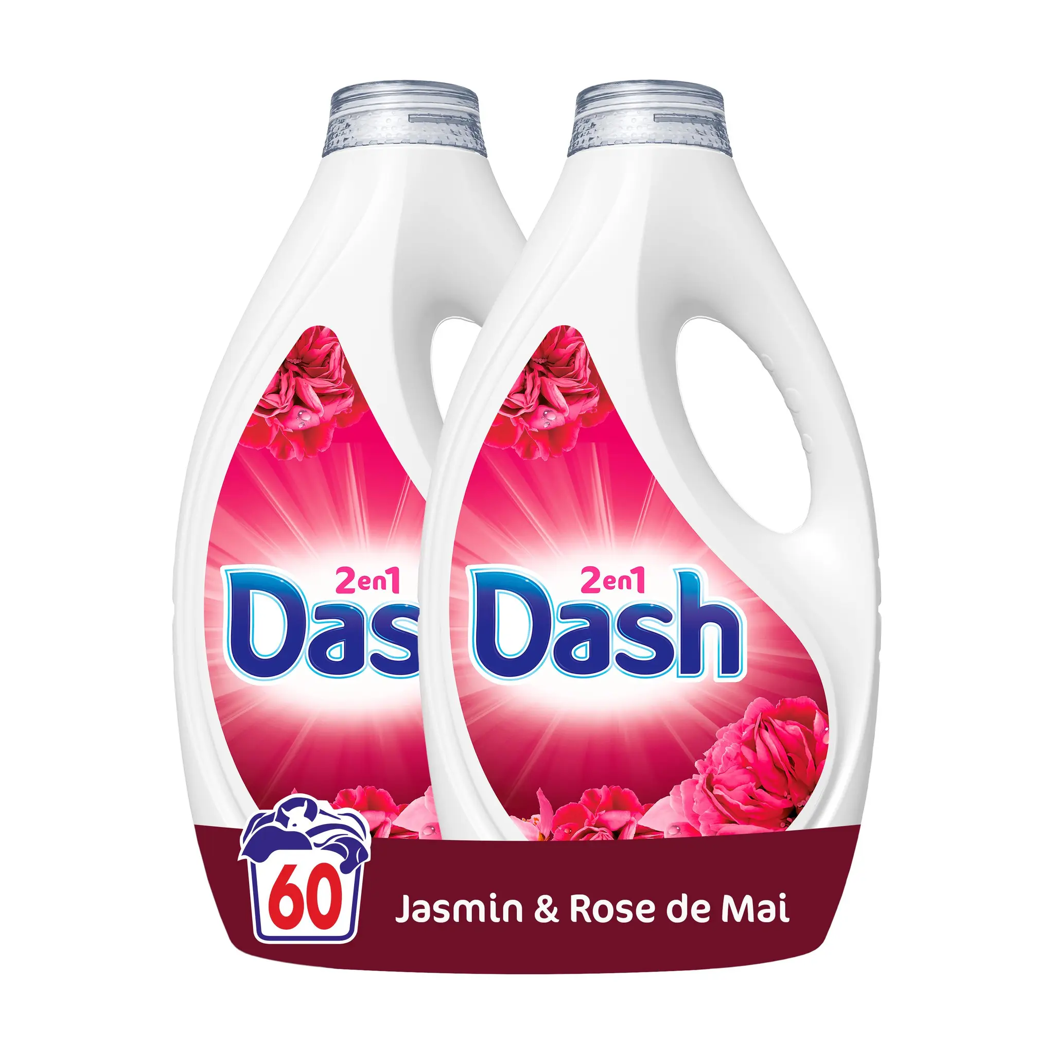 DASH Détergent liquide jasmin et rose de mai