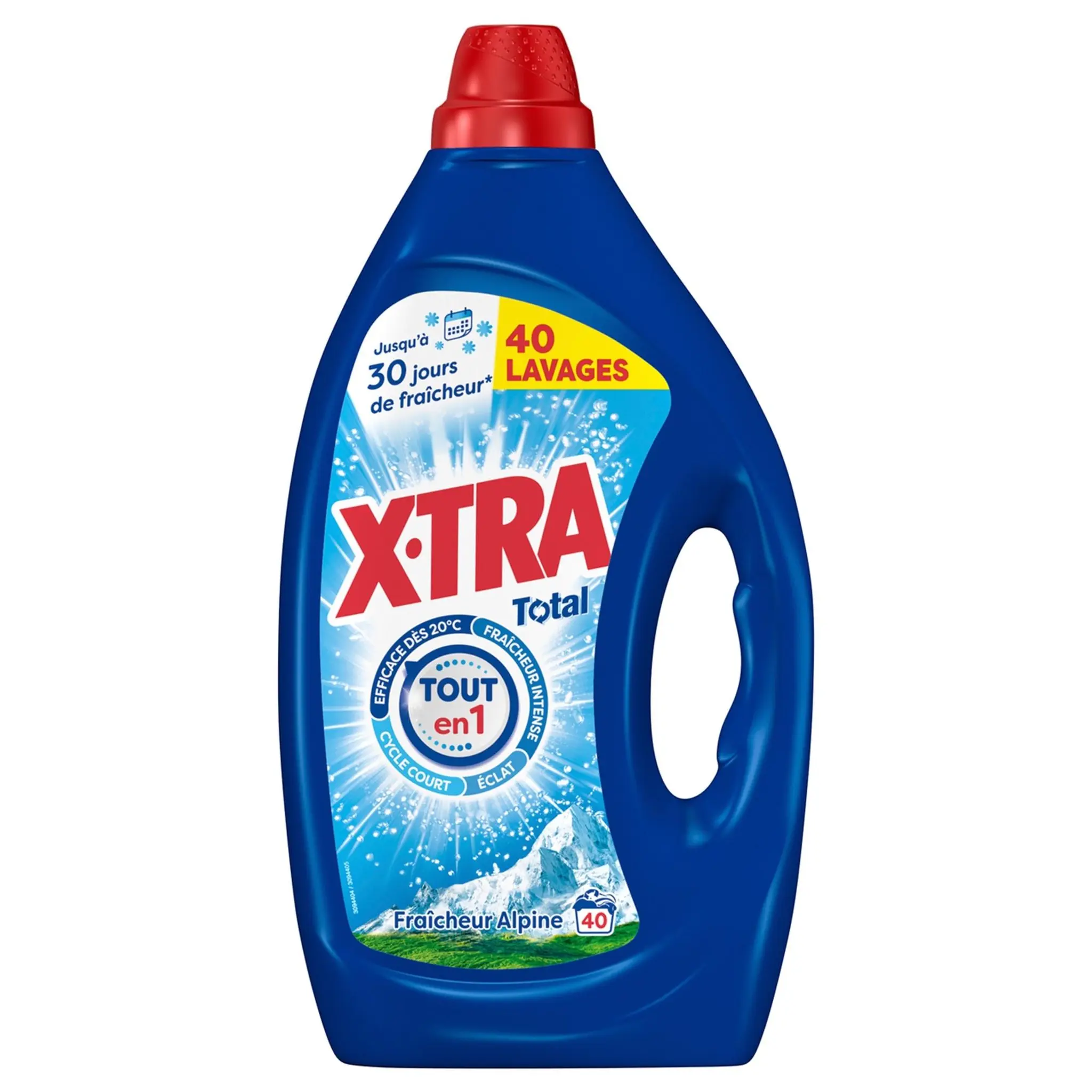 X-TRA Lessive liquide fraîcheur alpine