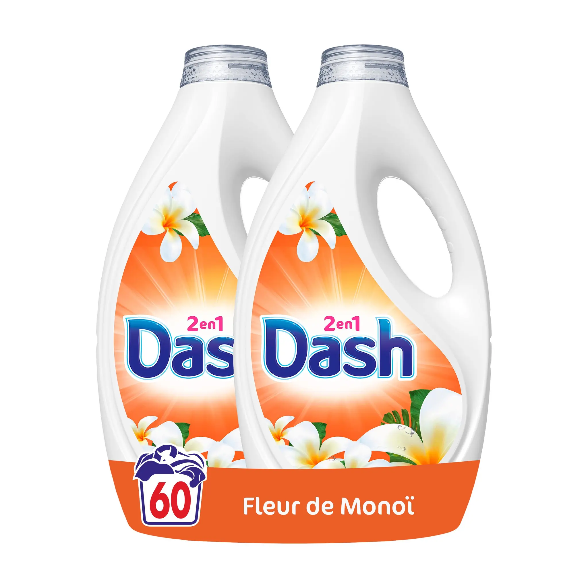 DASH Lessive liquide fleur de monoi