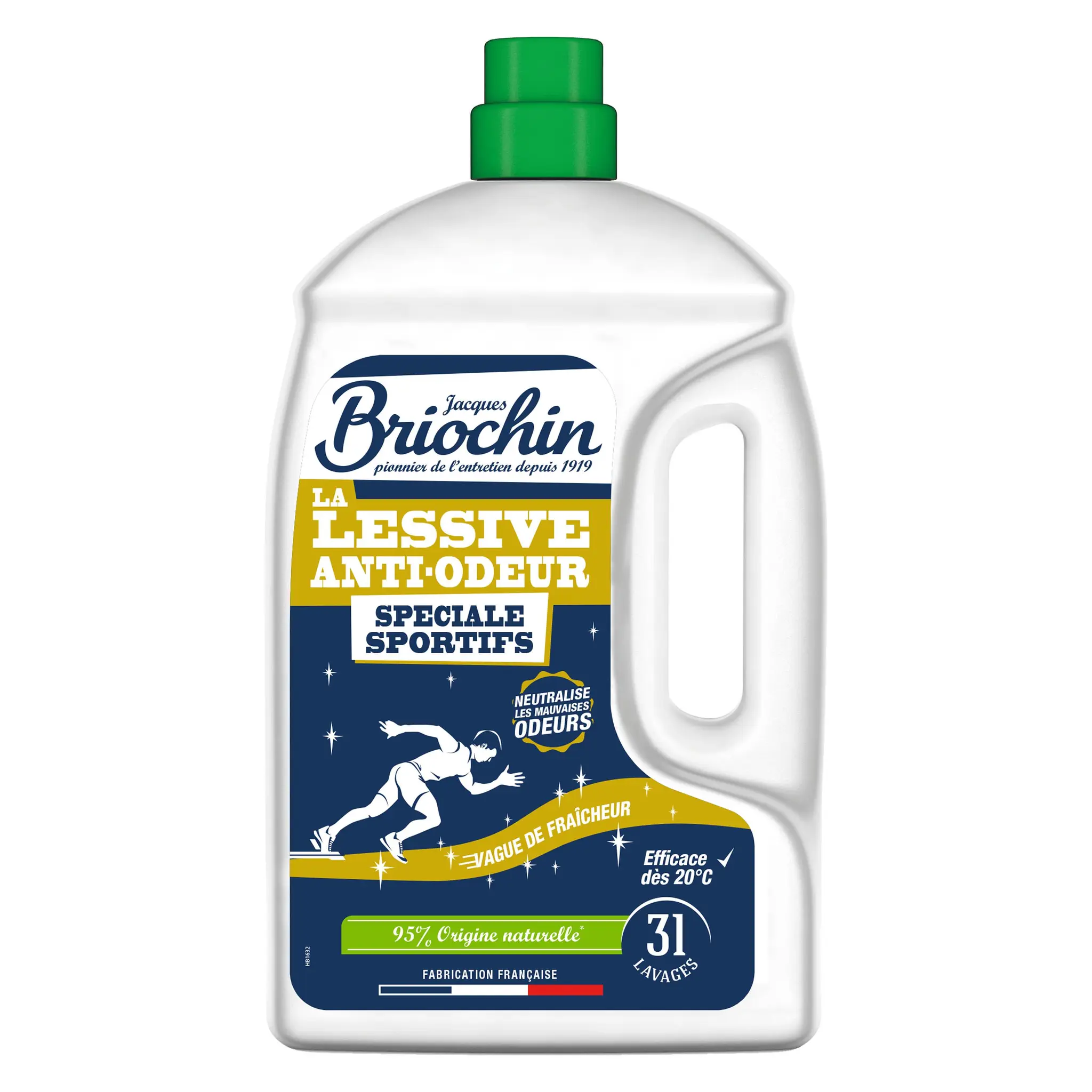 BRIOCHIN Lessive liquide anti-odeur spécial sportifs