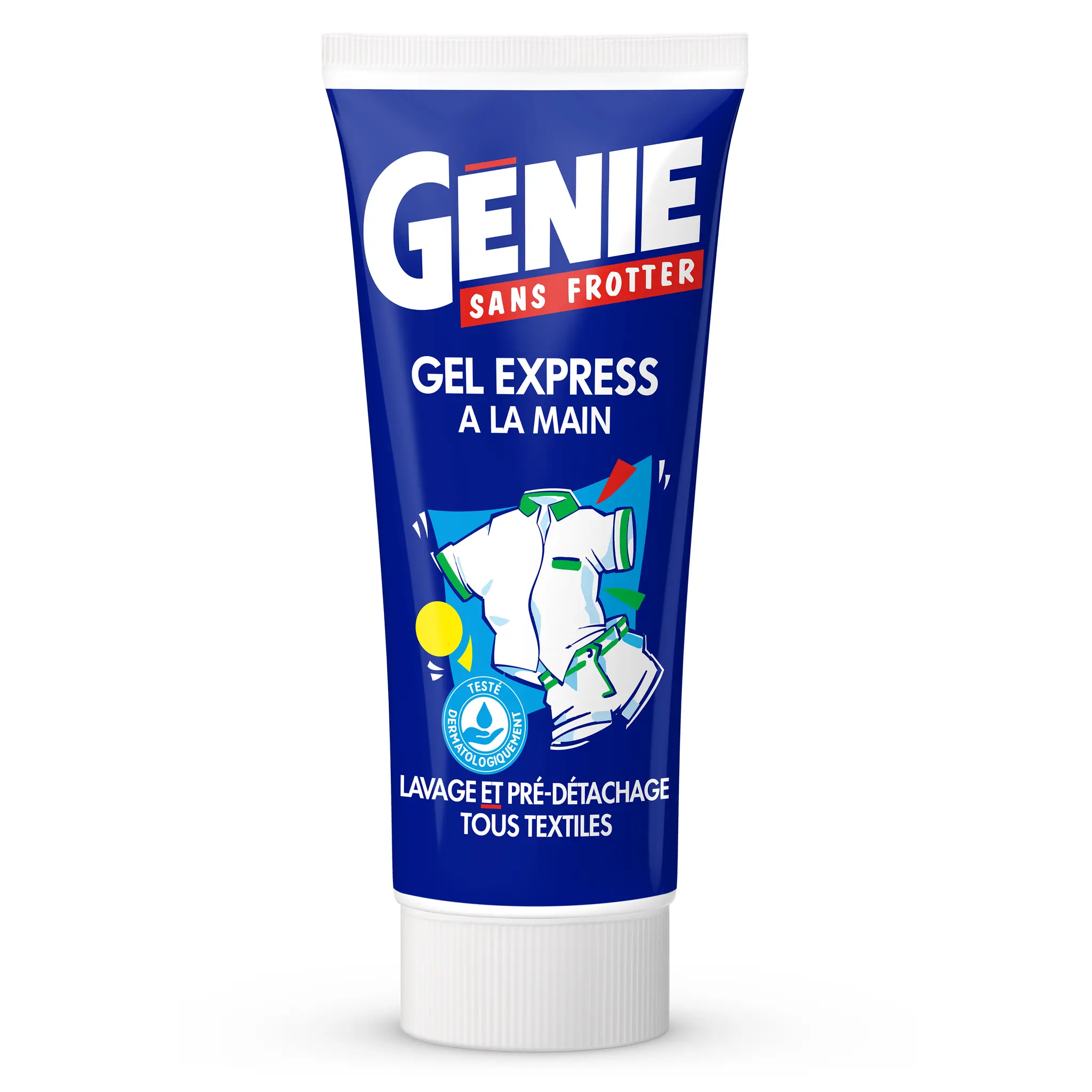 GENIE Gel lessive lavage main express  et pré-détachage tous textiles