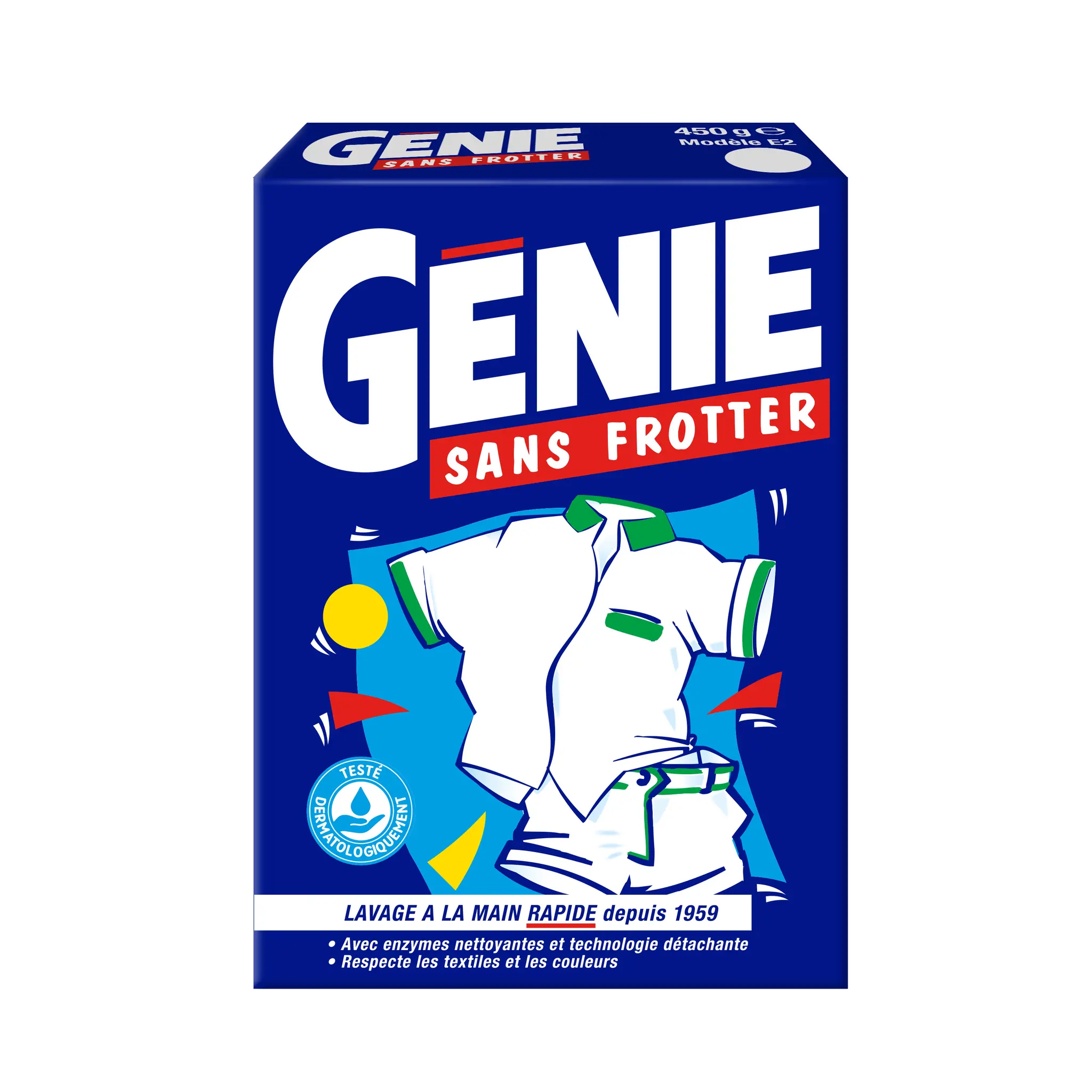 GENIE Lessive poudre Lavage à la main
