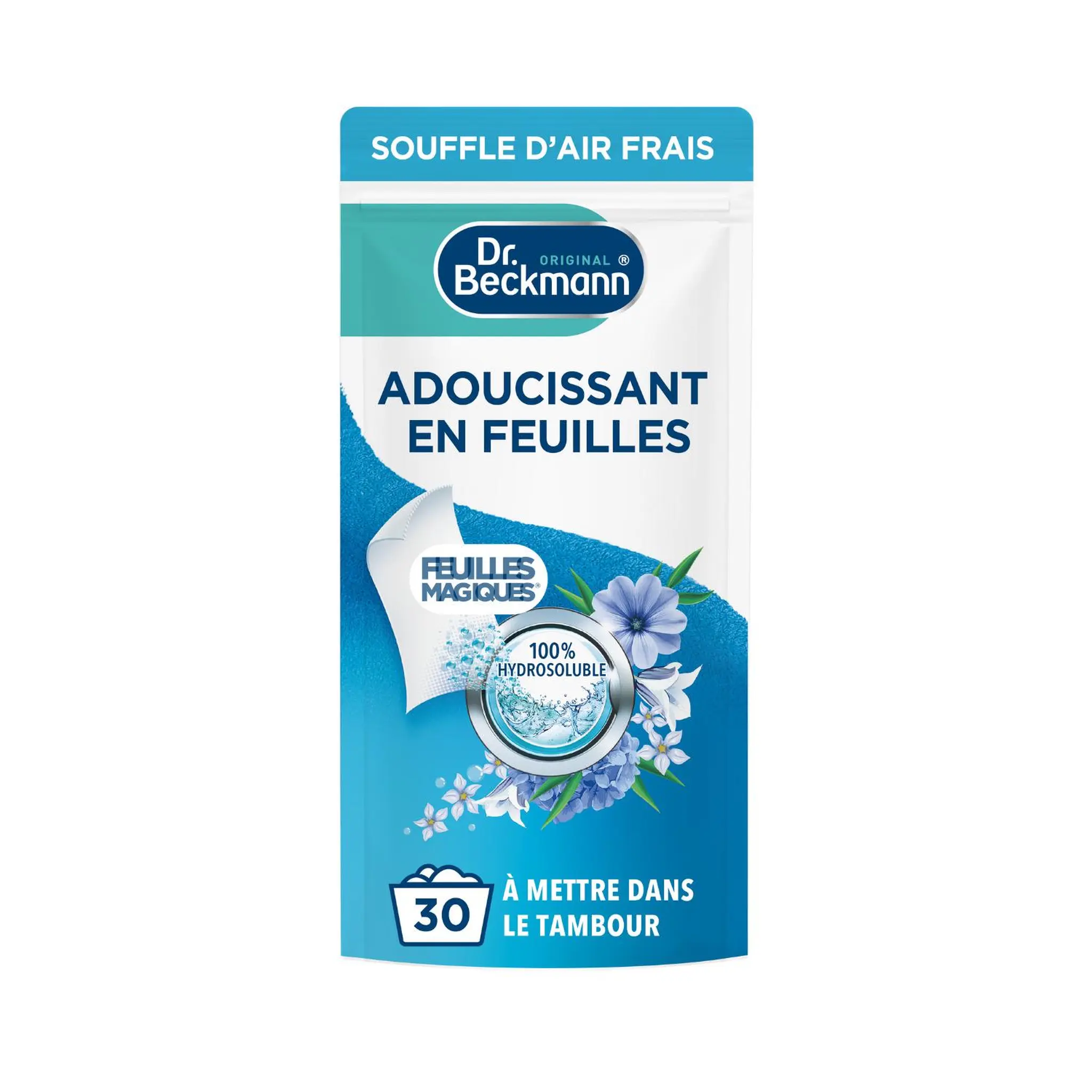 DR BECKMANN Adoucissant en feuilles souffle d'air frais