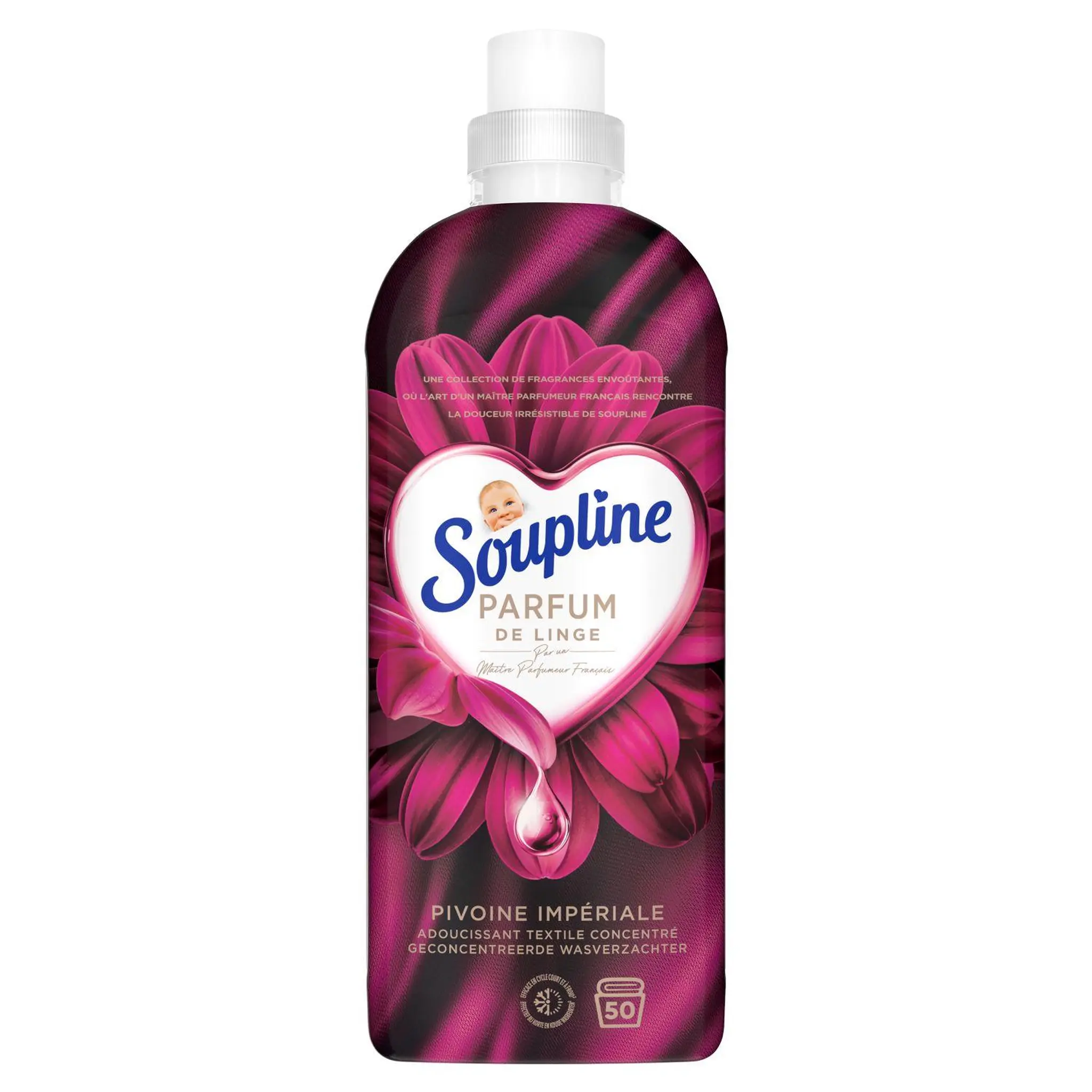 SOUPLINE Adoucissant liquide rose