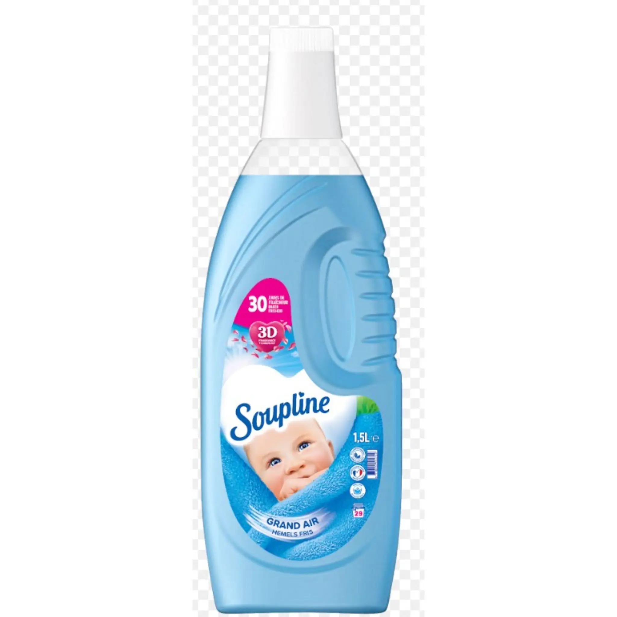 SOUPLINE Adoucissant liquide blue
