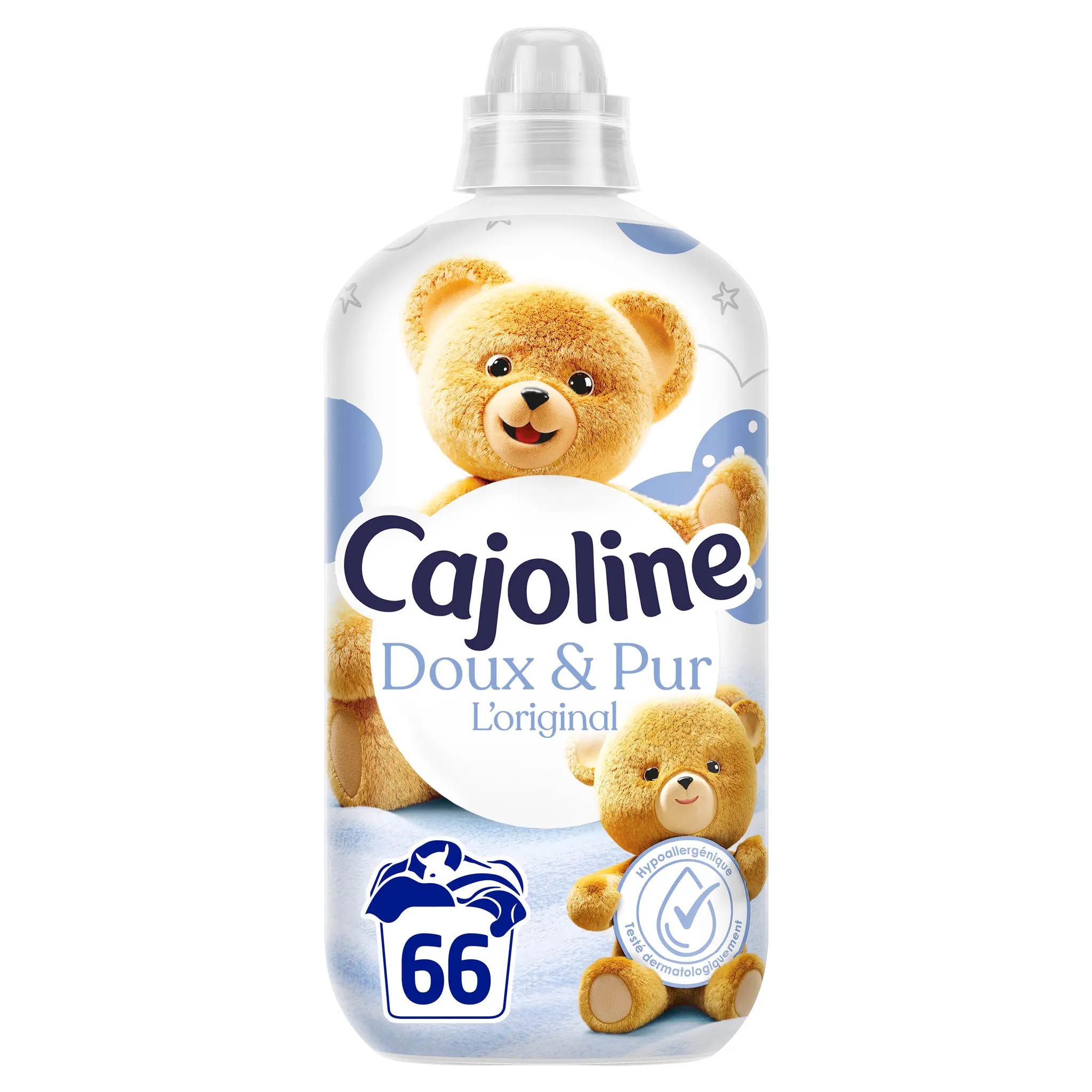 CAJOLINE Assouplissant liquide doux et pur l'original