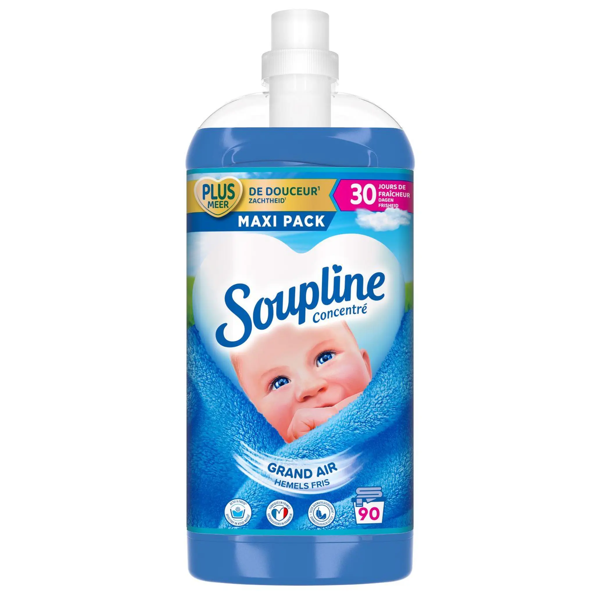 SOUPLINE Adoucissant liquide grand air