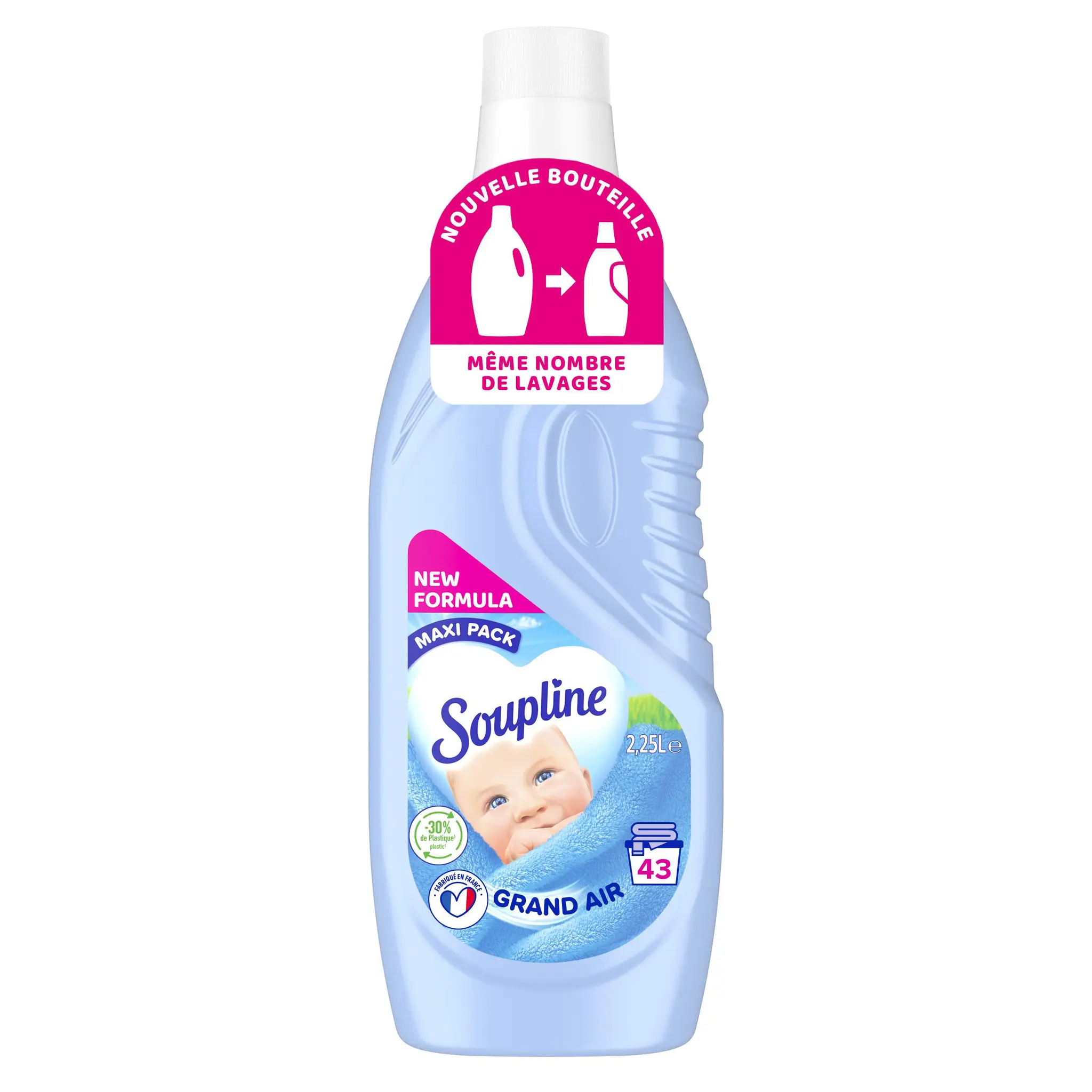 SOUPLINE Adoucissant liquide grand air