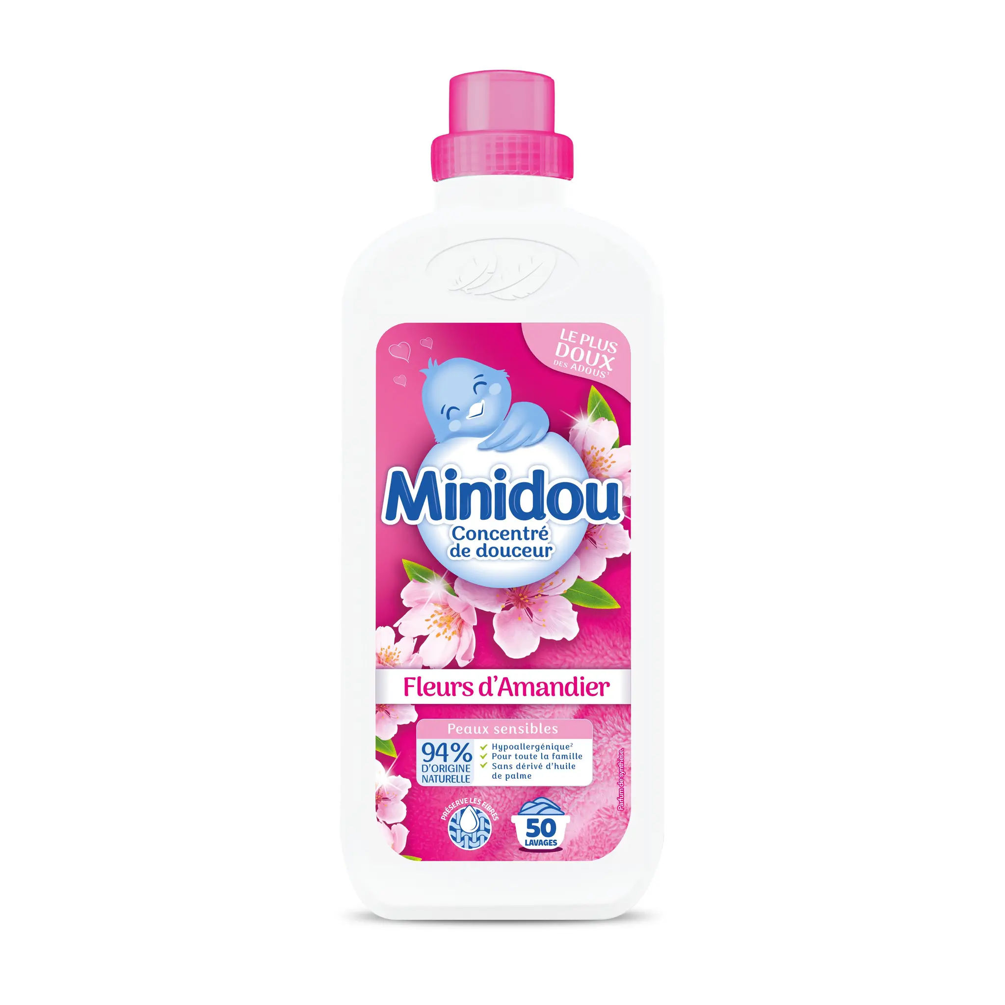 MINIDOU Adoucissant liquide fleurs d'amandier