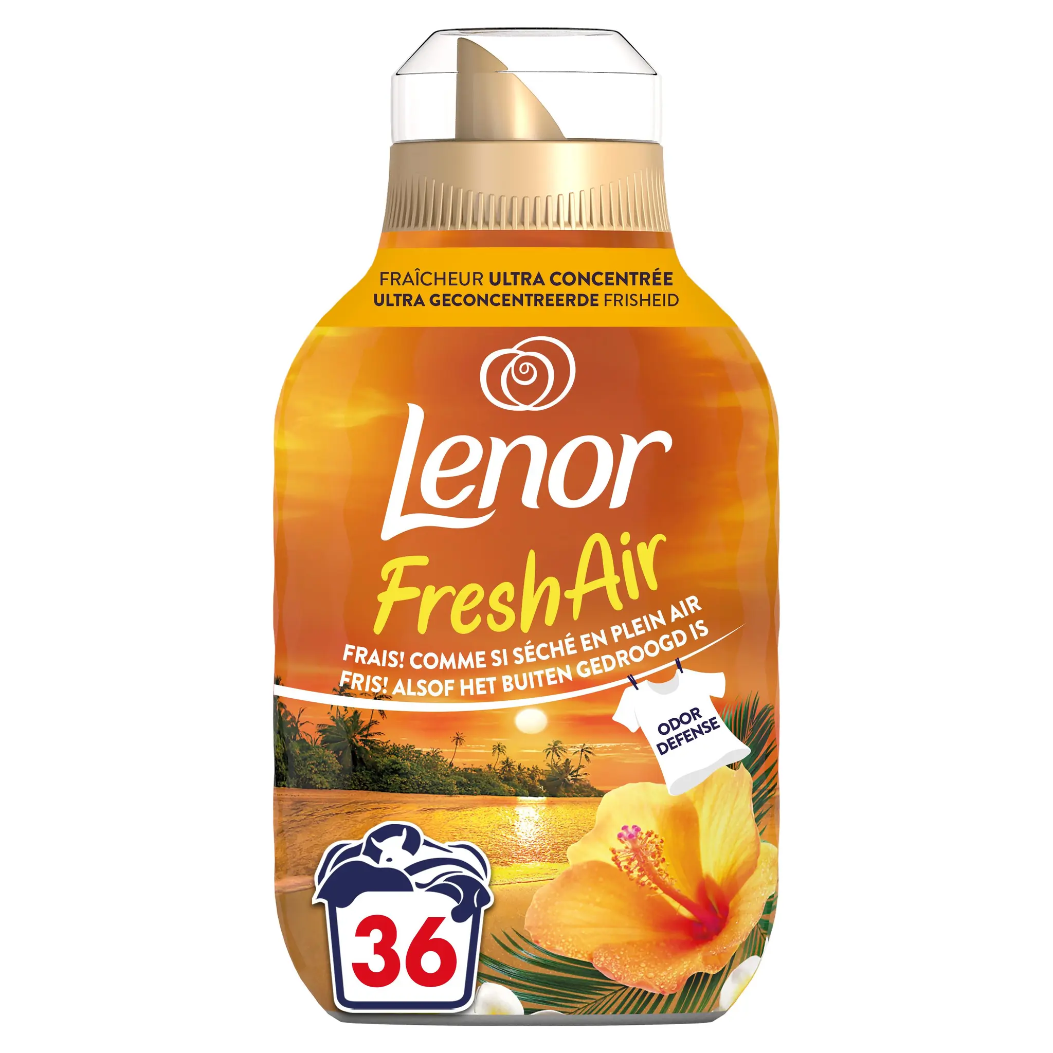 LENOR Fresh Air Adoucissant liquide odor defense