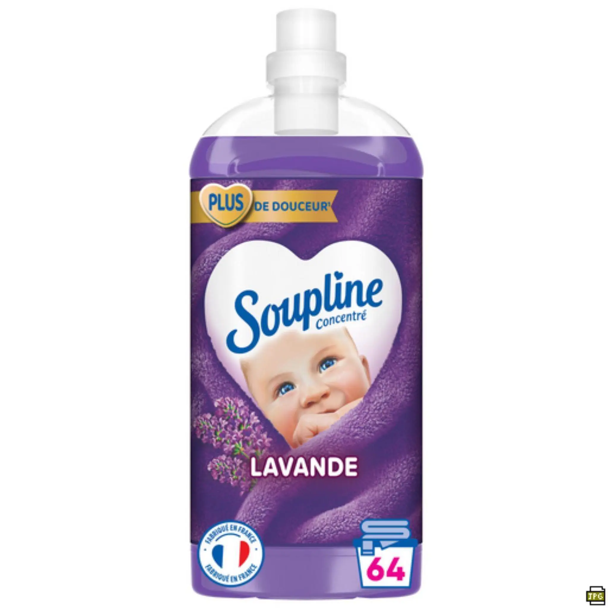 SOUPLINE Adoucissant liquide concentré lavande