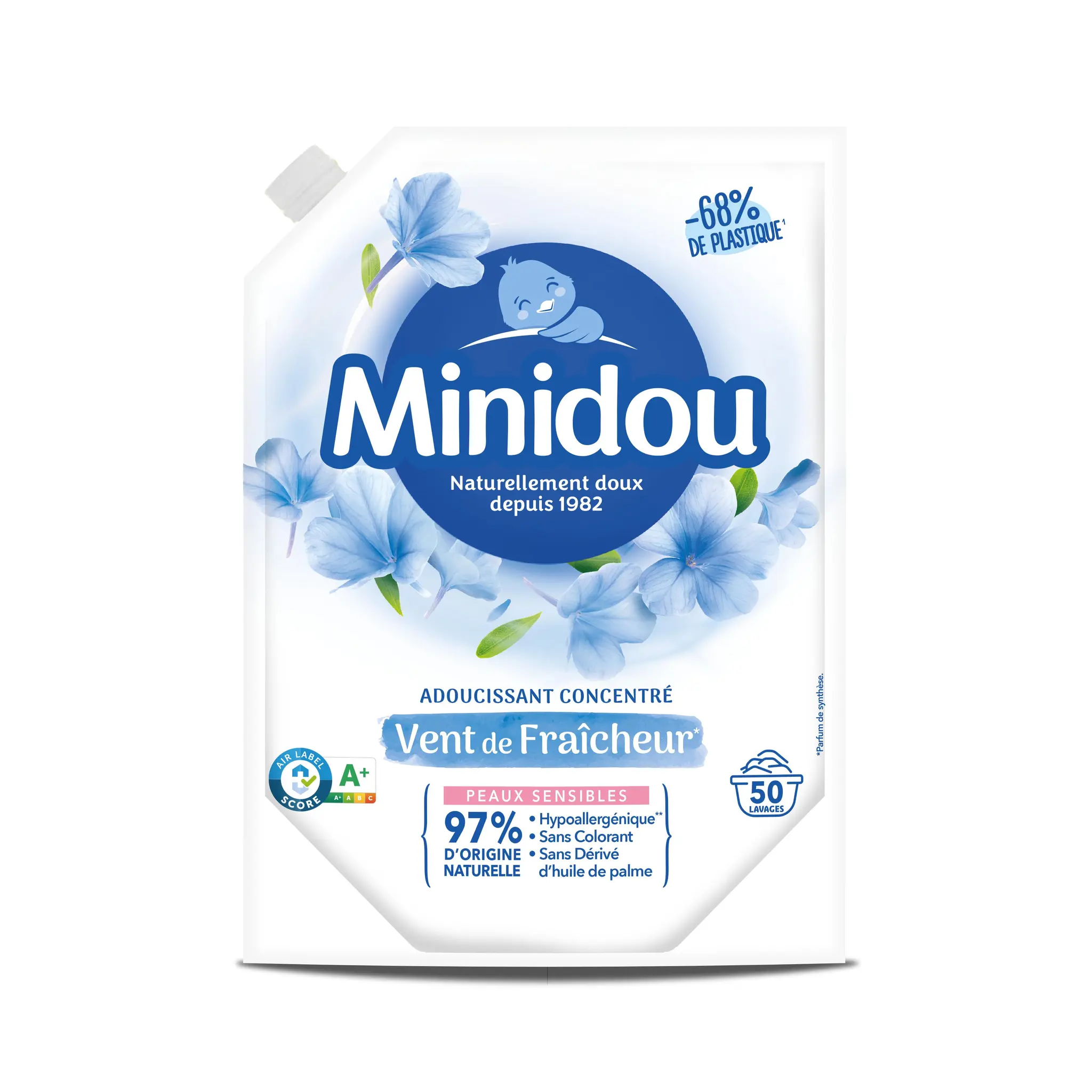 MINIDOU Adoucissant concentré vent de fraîcheur