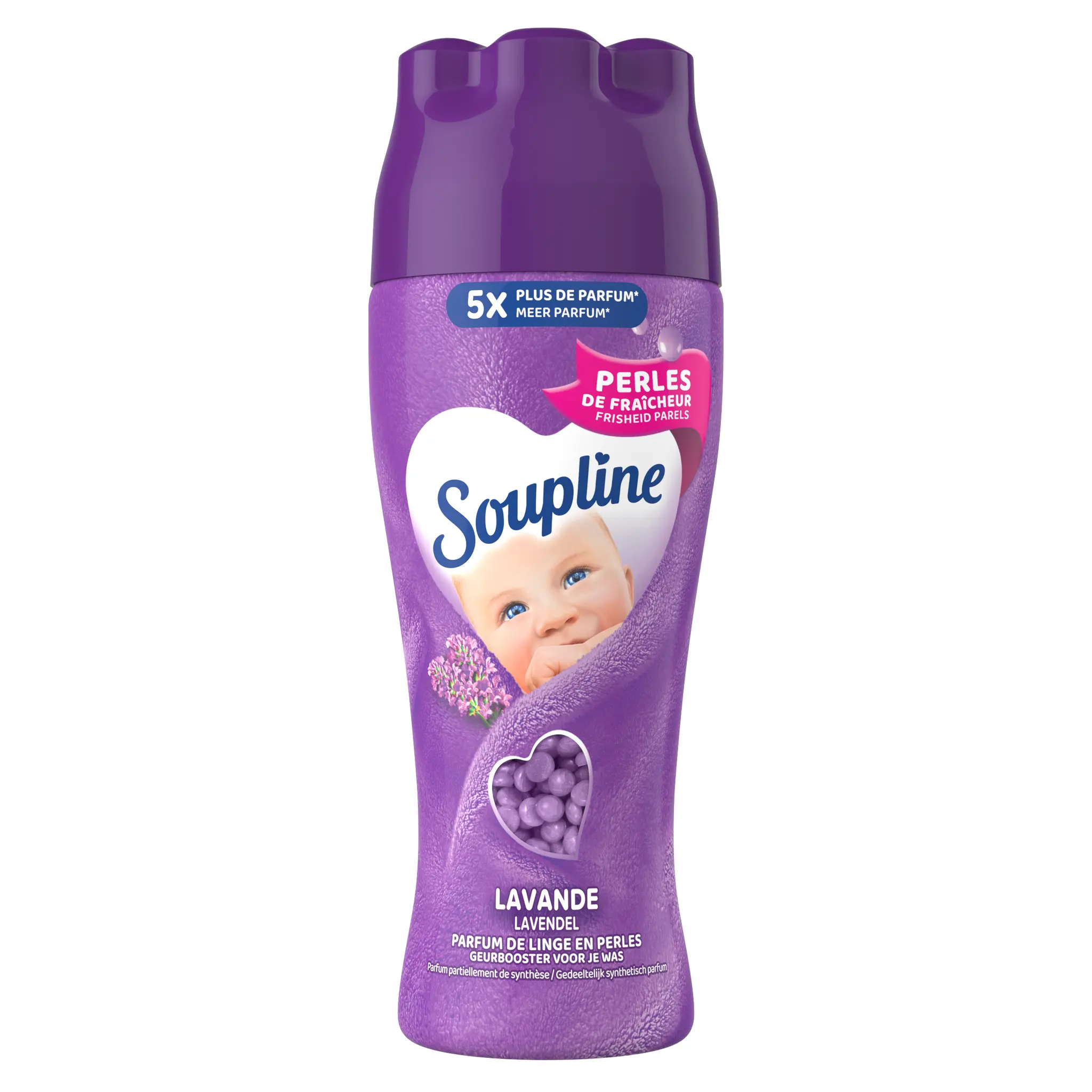 SOUPLINE Parfum de linge en perles lavande