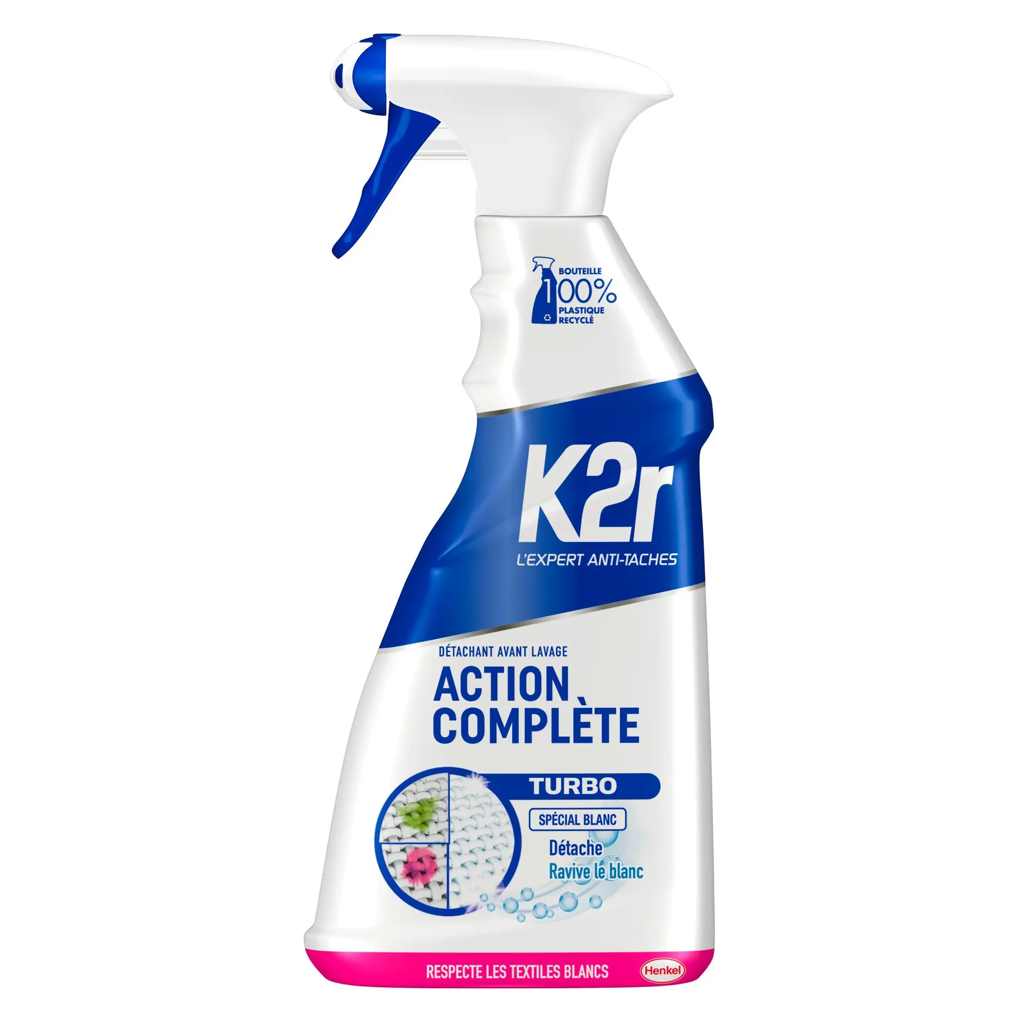 K2R Spray détachant avant lavage spécial blanc