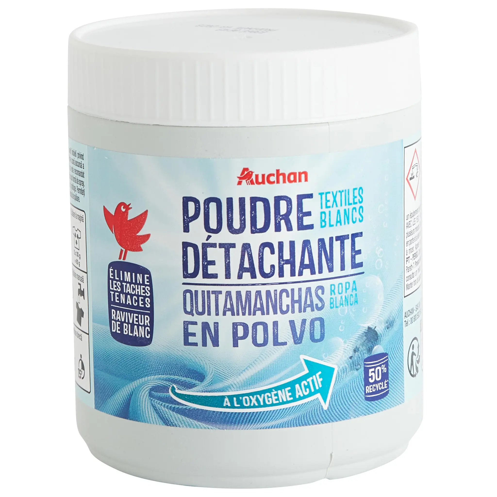 AUCHAN Détachant poudre textiles blancs