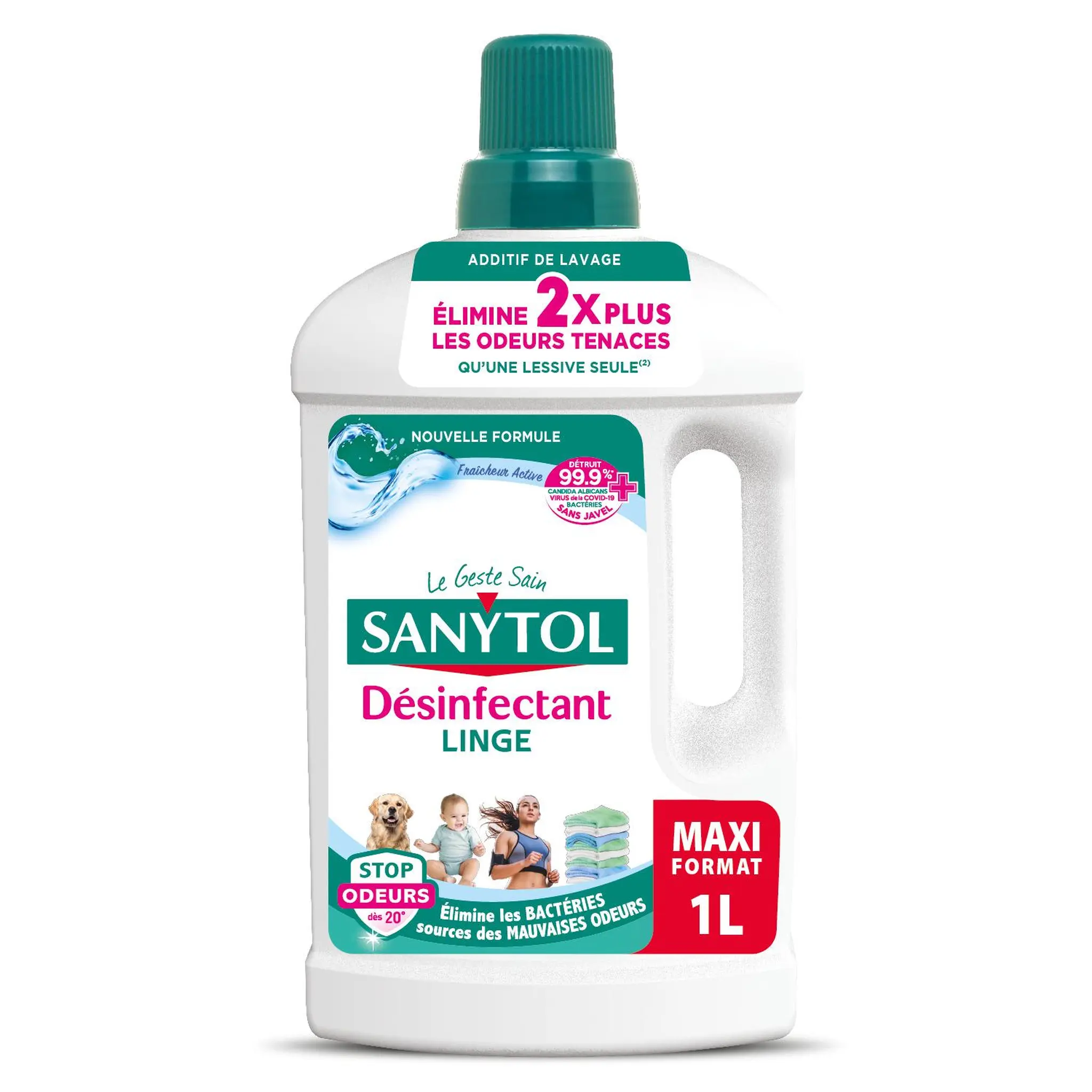 SANYTOL Désinfectant linge liquide fraîcheur active