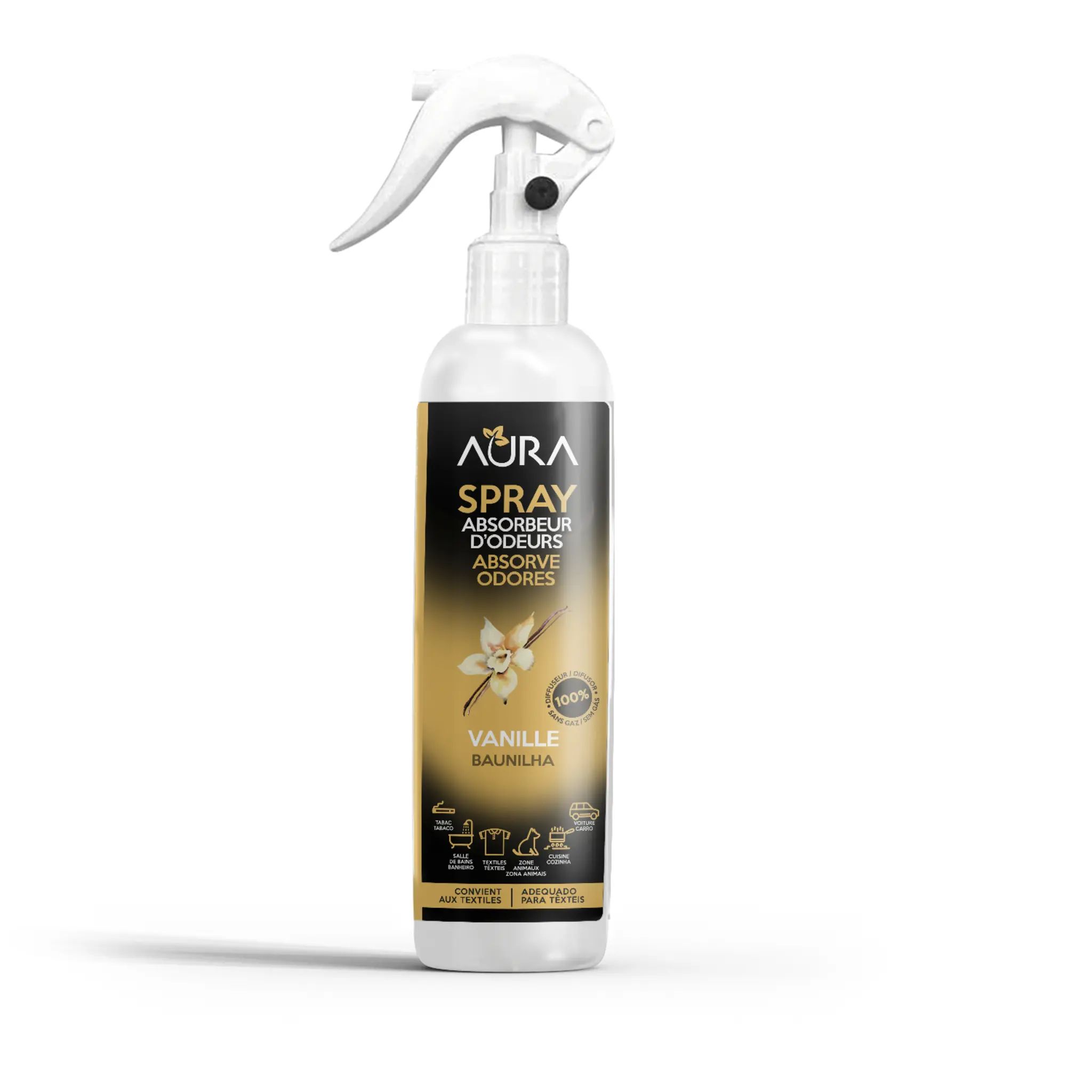 AURA Spray absorbeur d'odeurs vanille