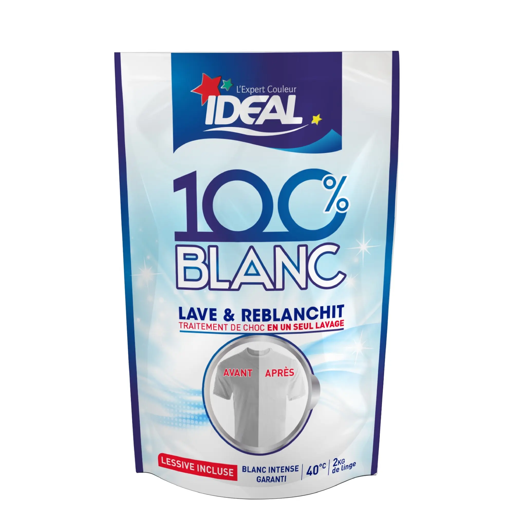IDEAL Teinture textile 100% blanc