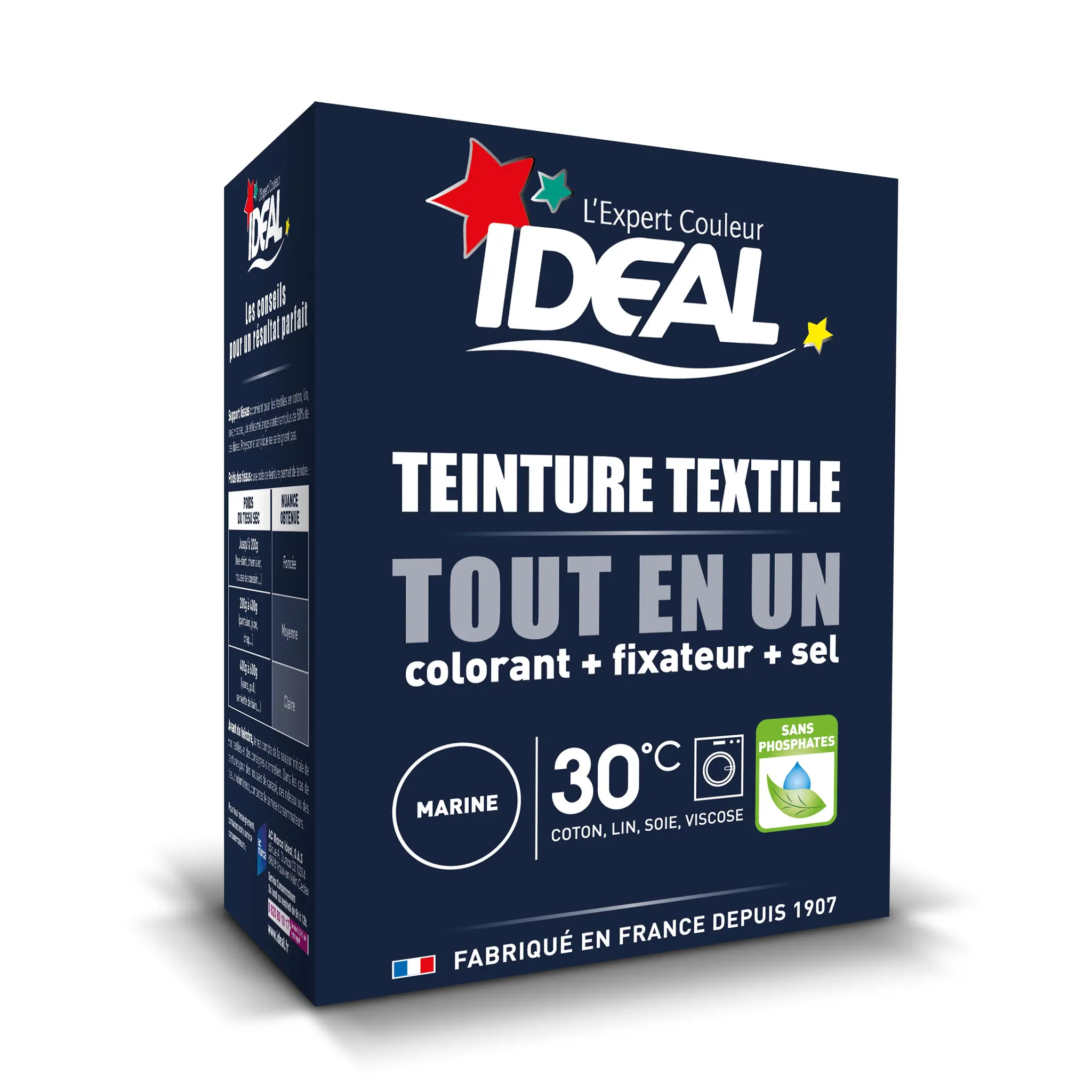 IDEAL Teinture tout en 1 bleu marine