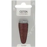 PRIMA Fil coton épais marron 100m