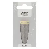 PRIMA Fil coton moyen gris 100m