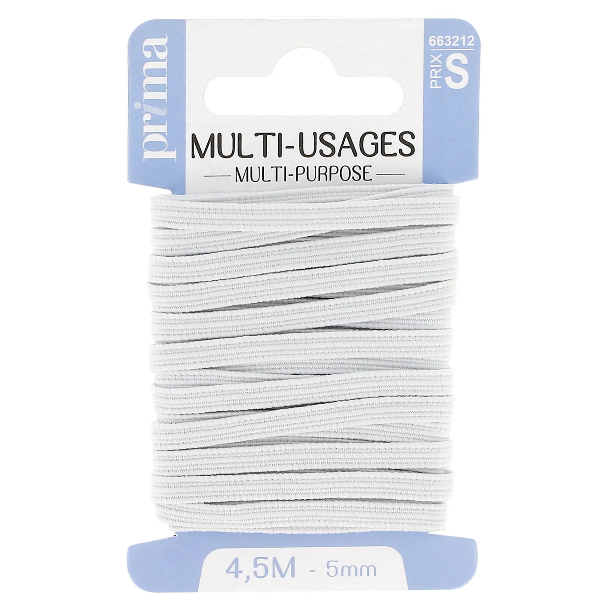 PRIMA Elastique multi-usages 4.5m x 5mm