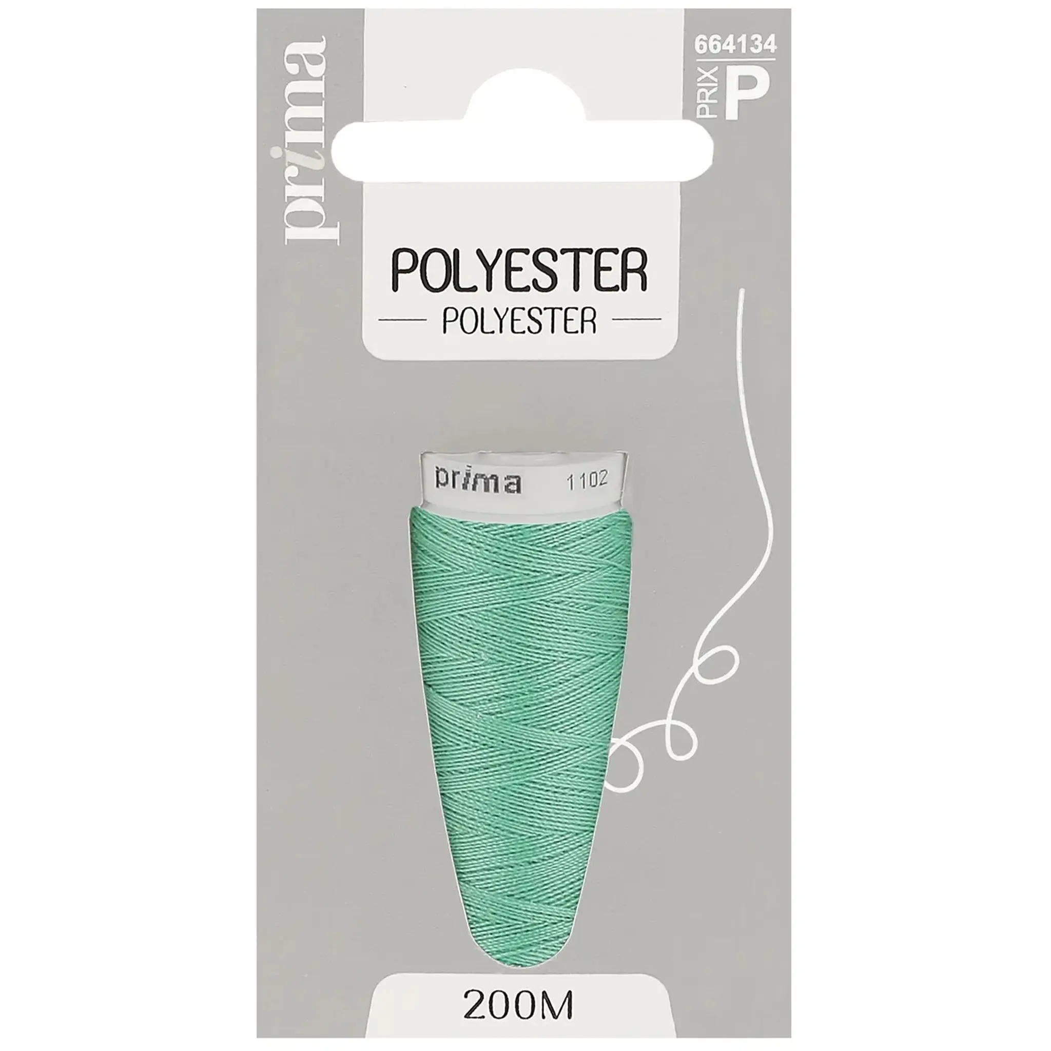 PRIMA Fil polyester vert moyen 200m