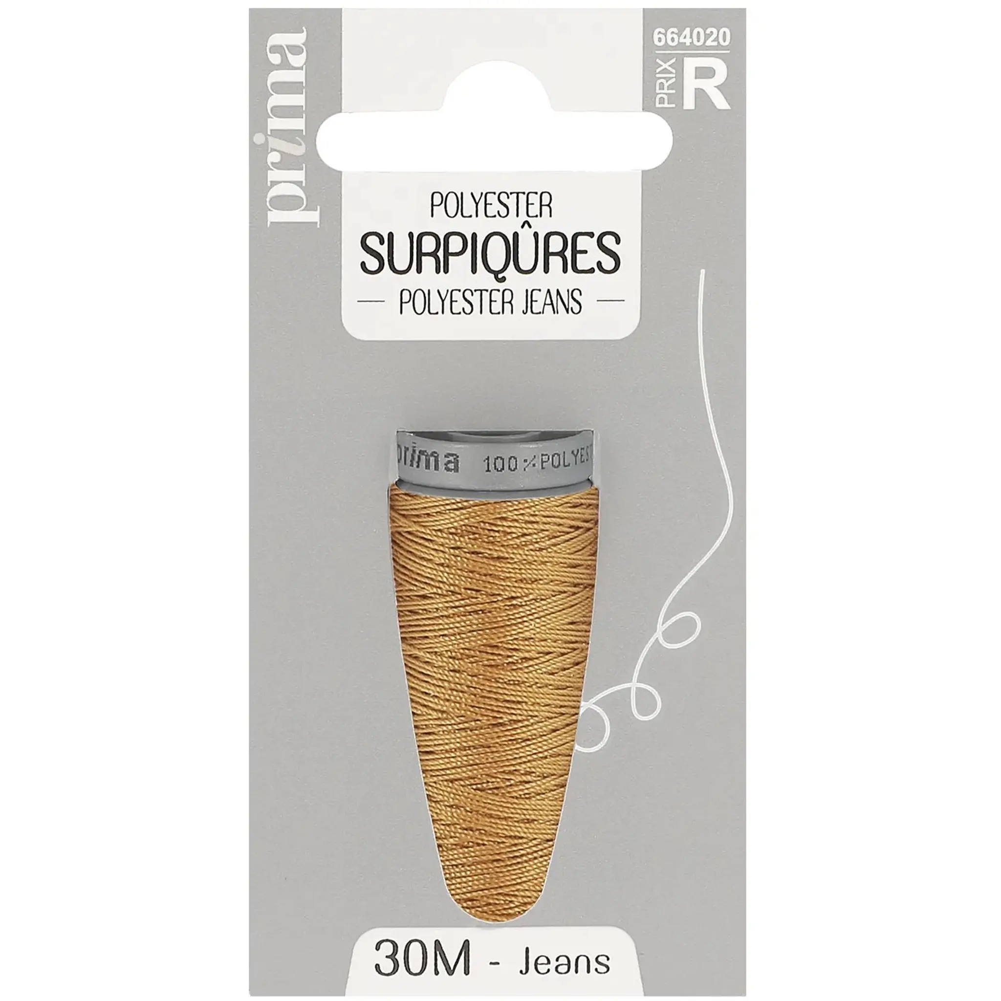 PRIMA Fil polyester surpiqûres 30m jeans