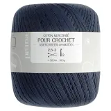 PRIMA Coton mercerisé pour crochet bleu environ 560m