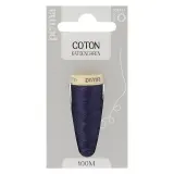 PRIMA Fil coton moyen bleu foncé 100m