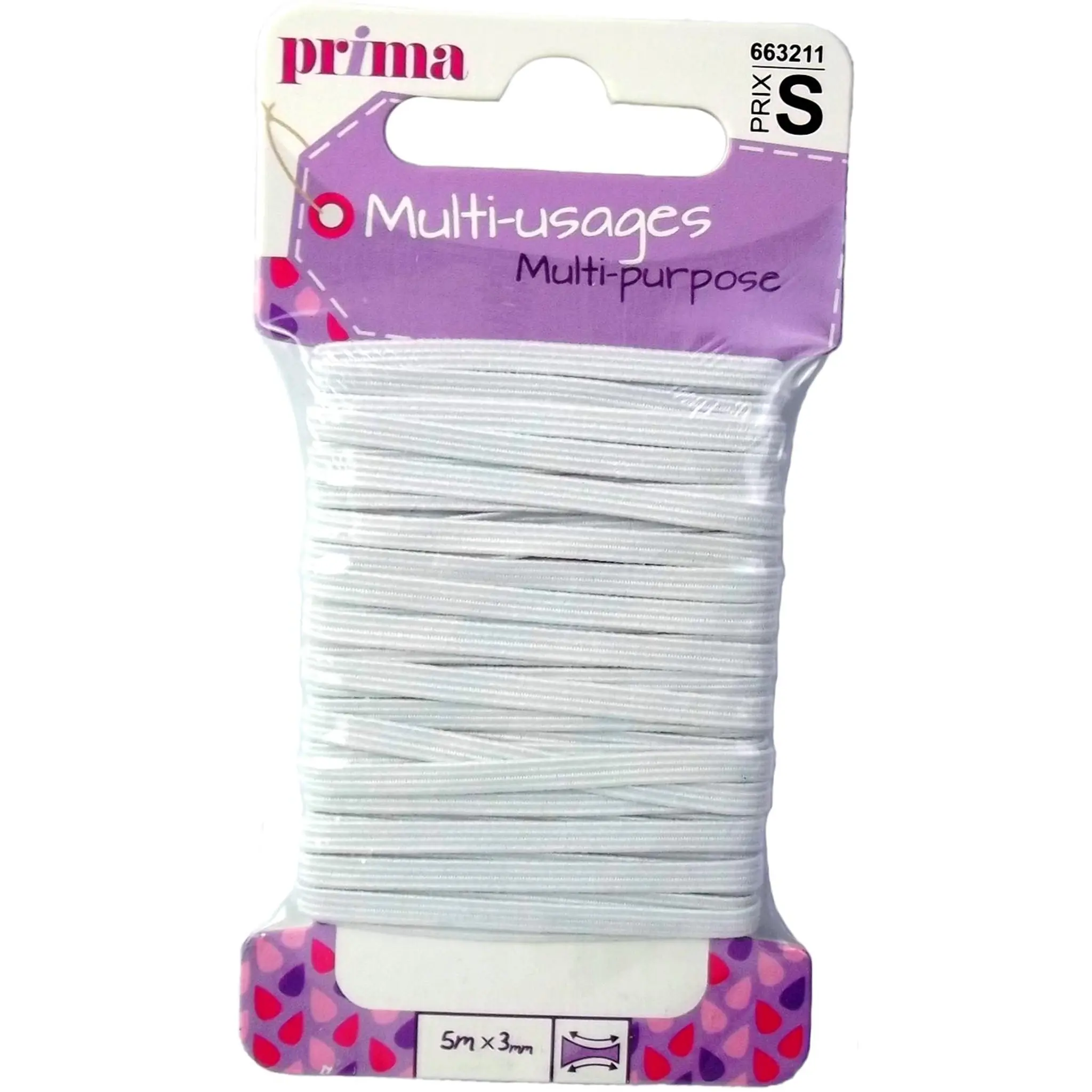 PRIMA Elastique multi-usages moyen 5m x 3mm
