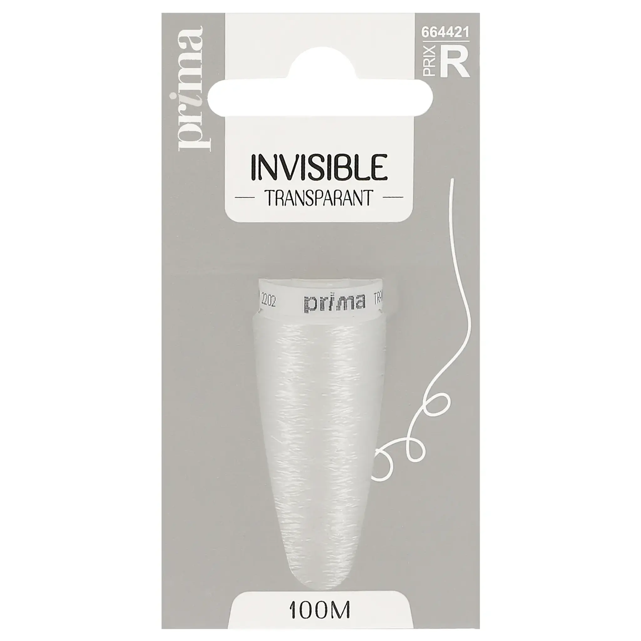 PRIMA Fil invisible clair 100m