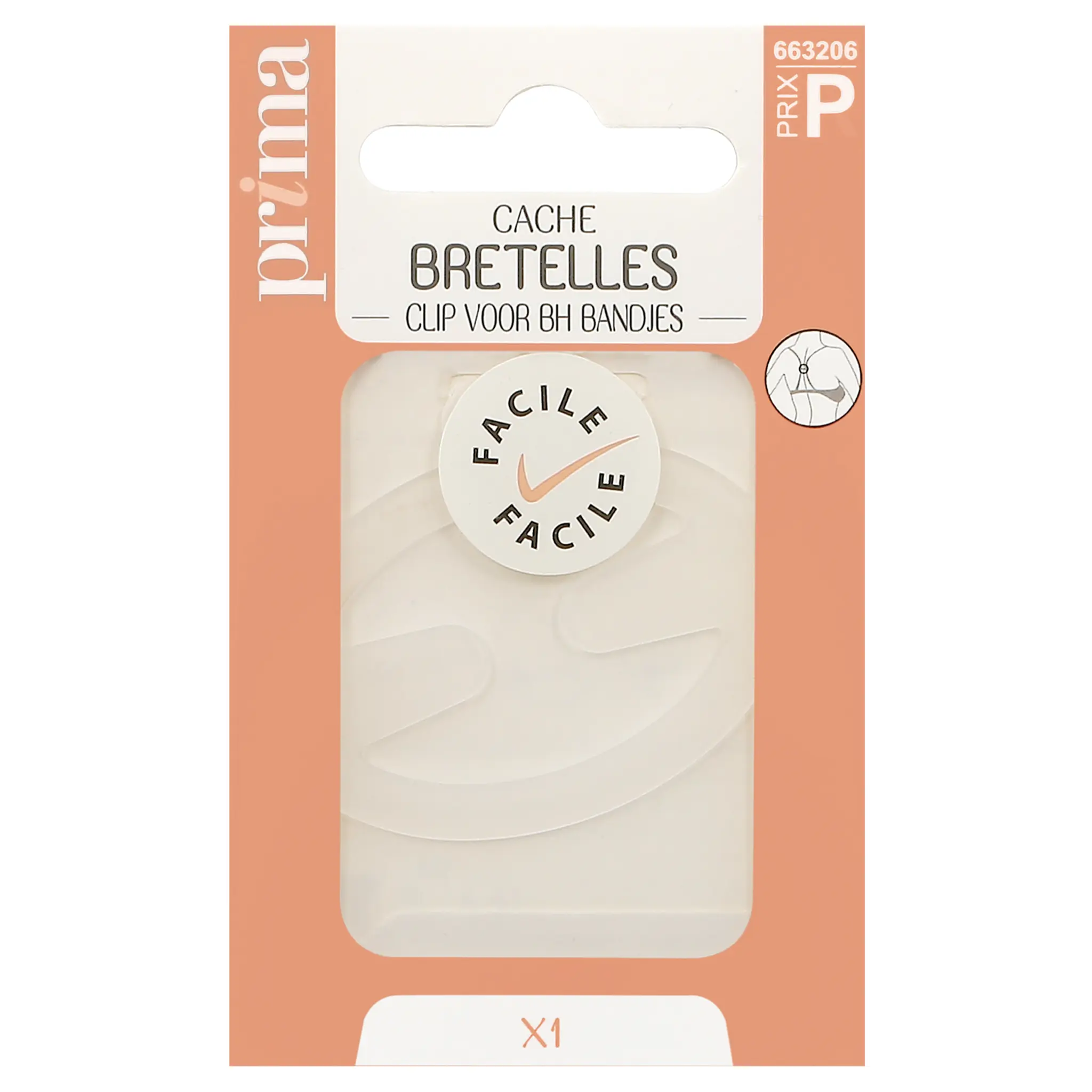PRIMA Cache bretelles soutien-gorge