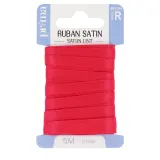 PRIMA Ruban satin assortiment foncé 5m x 6mm