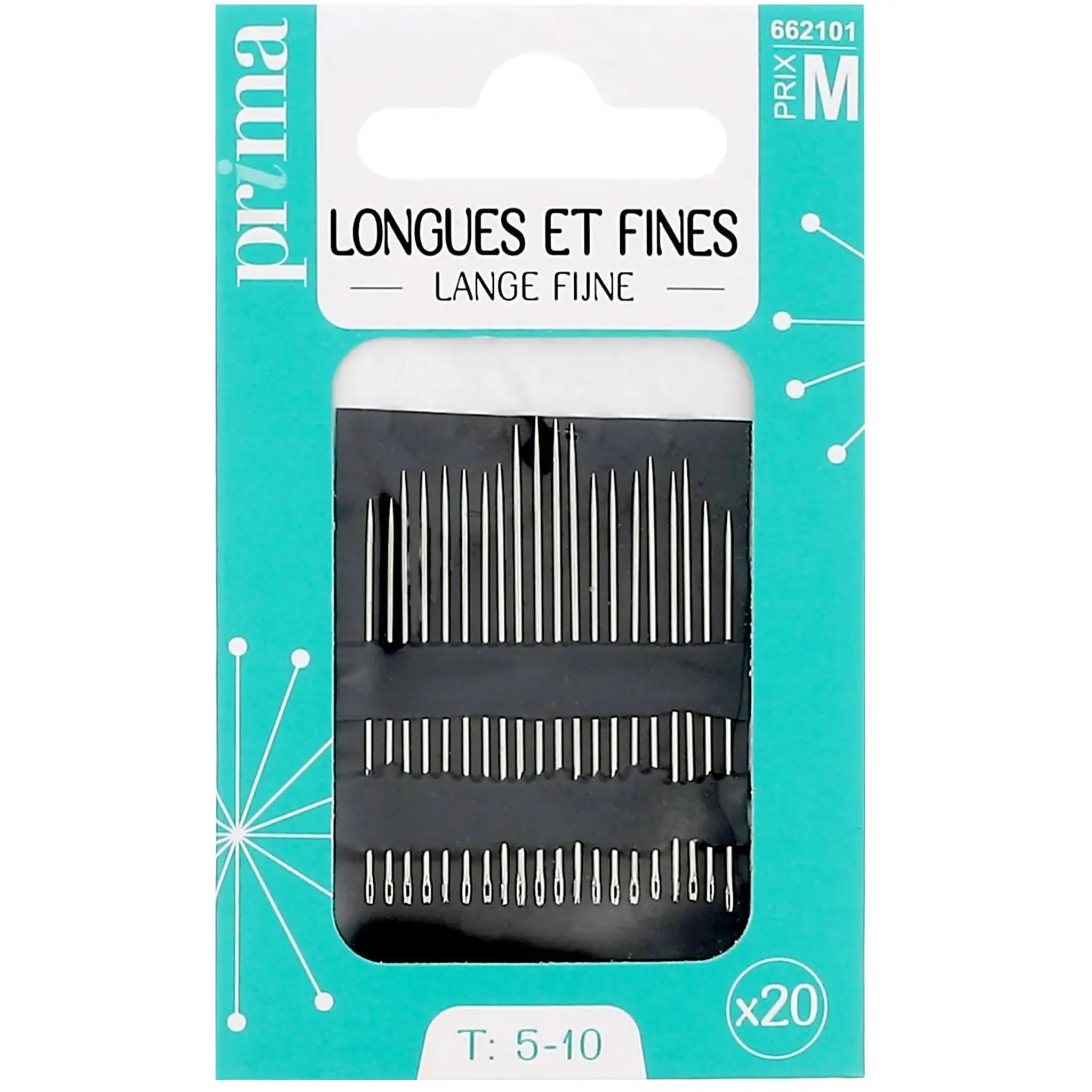 PRIMA Aiguilles longues et fines t 5-10