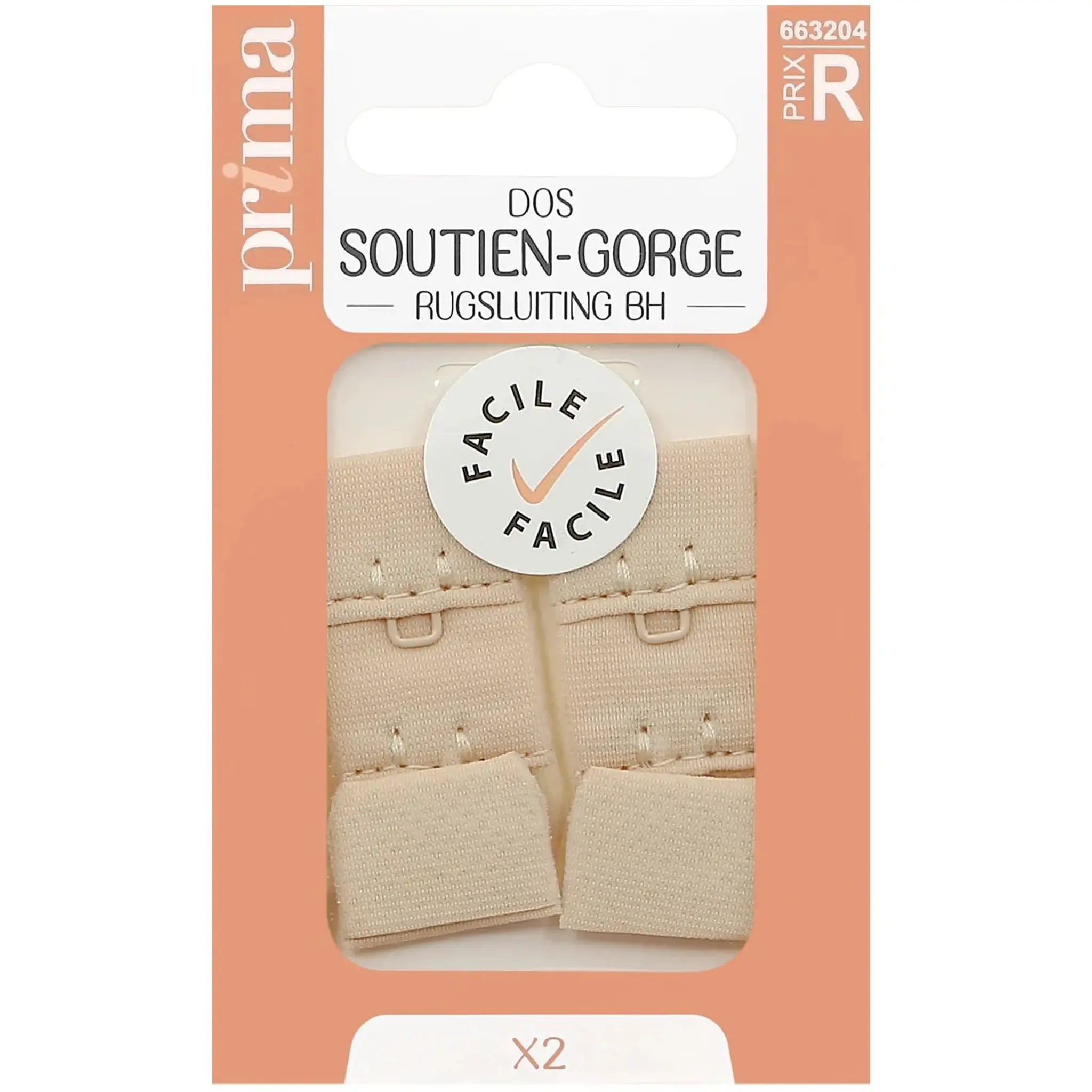 PRIMA Dos soutien gorge coloris aléatoire