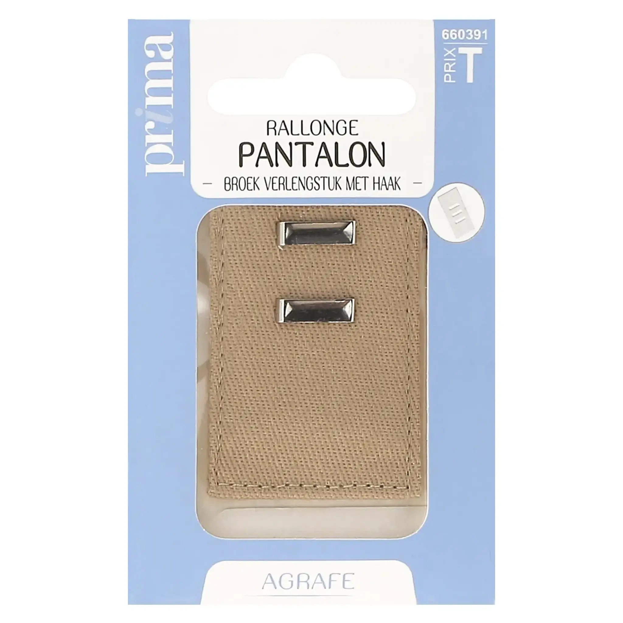 PRIMA Rallonge pantalon agrafe