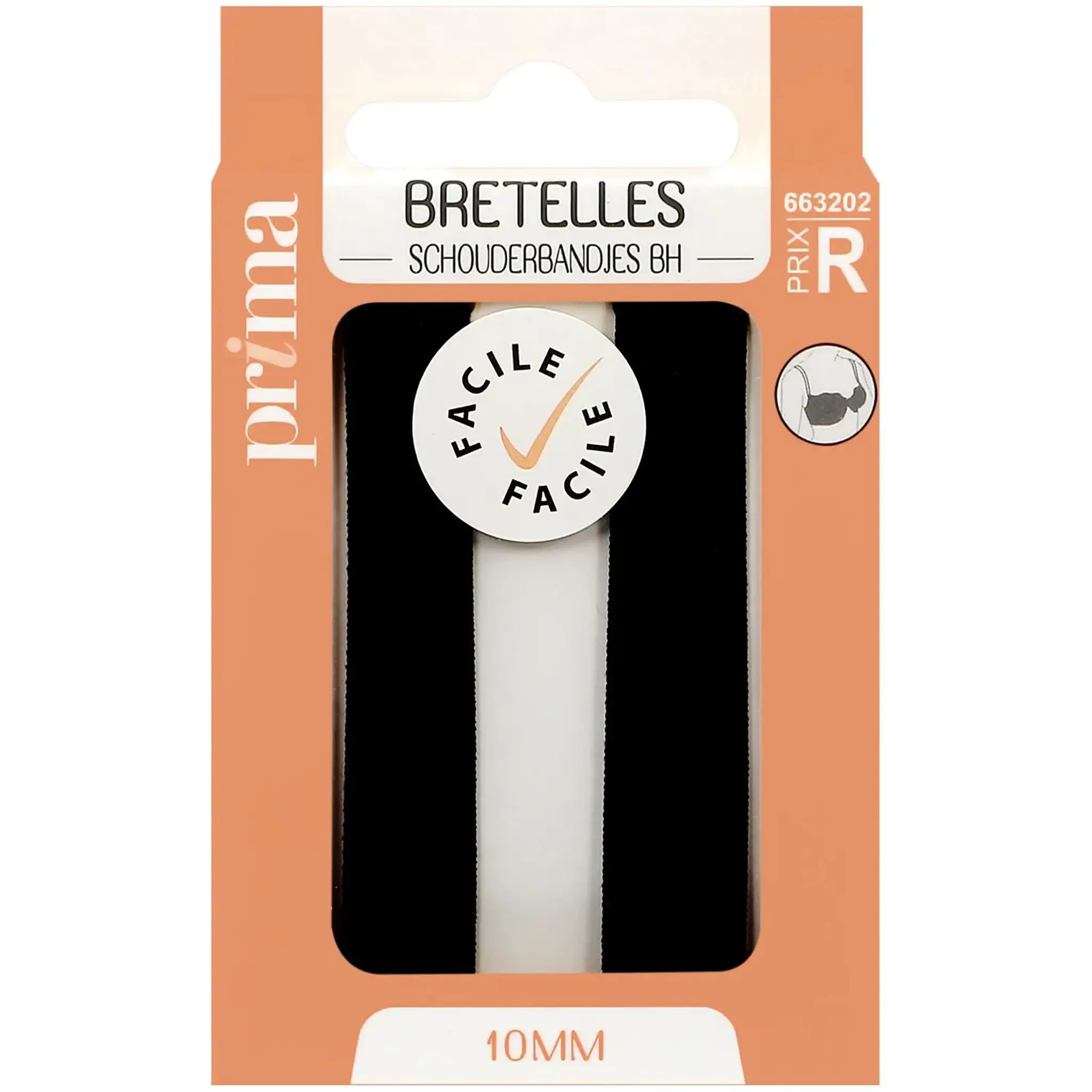 PRIMA Bretelles tissu 10mm