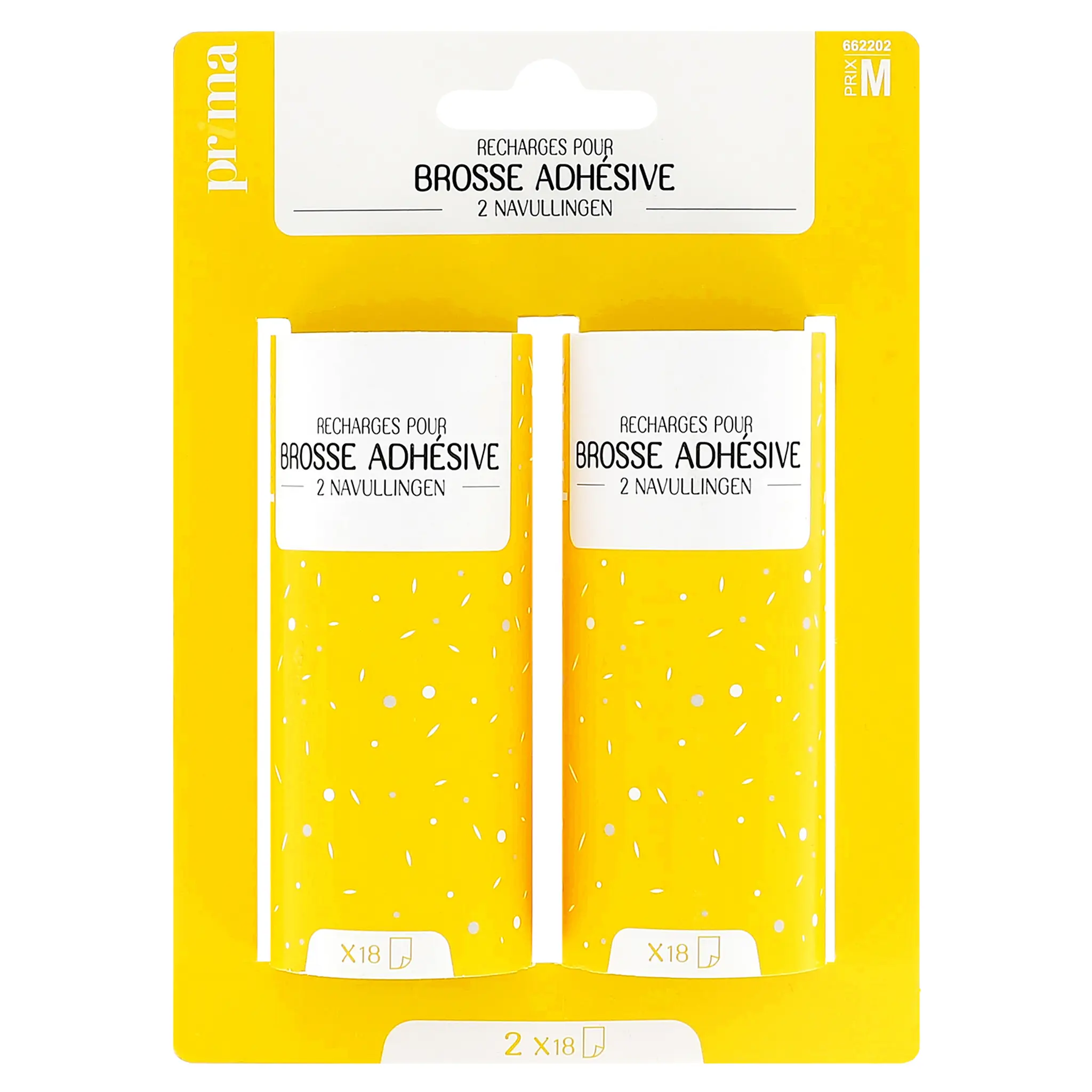 PRIMA Recharge pour brosse adhéive