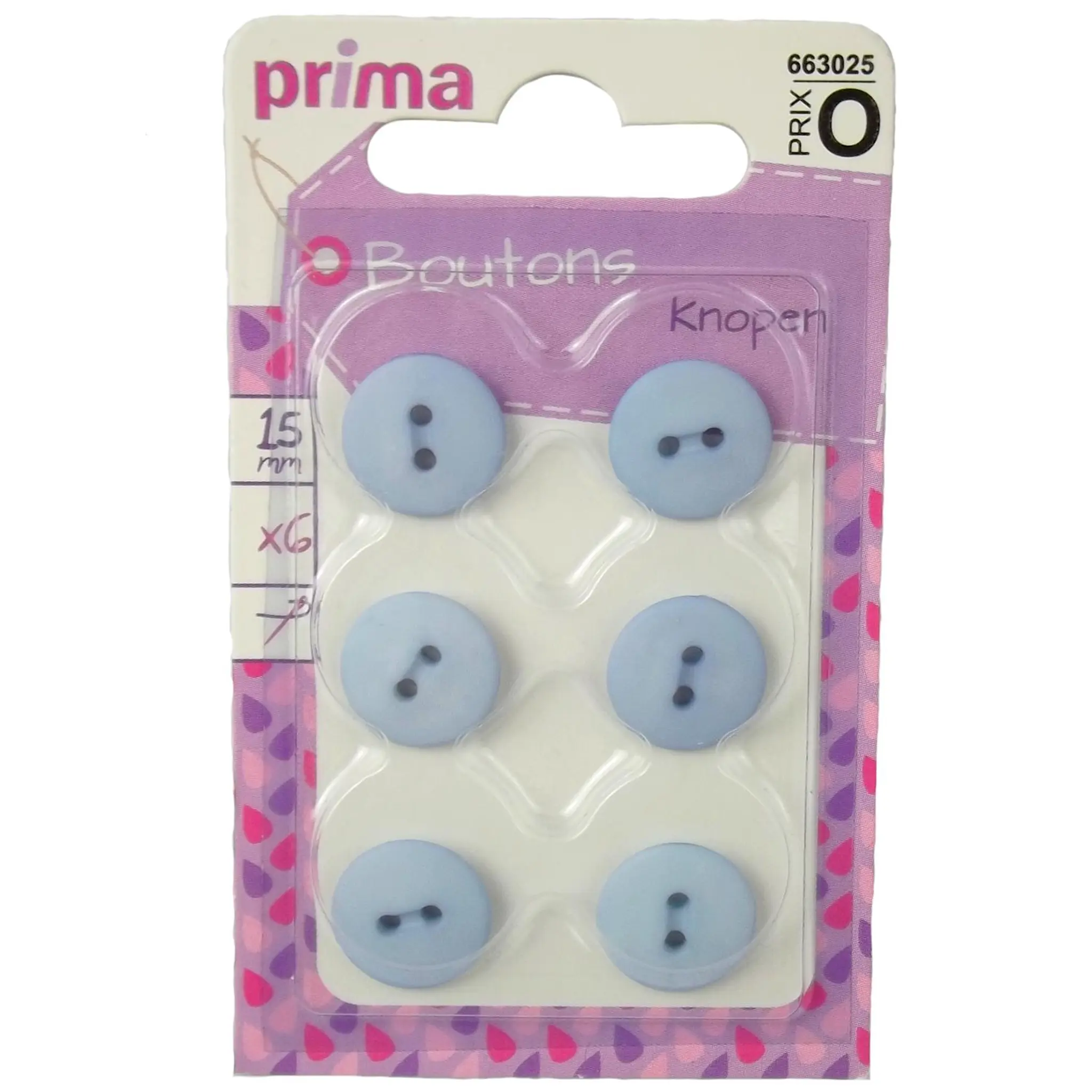 PRIMA Boutons enfants 15mm