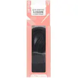PRIMA Auto-agrippant à coudre noir 0.75m x 20mm