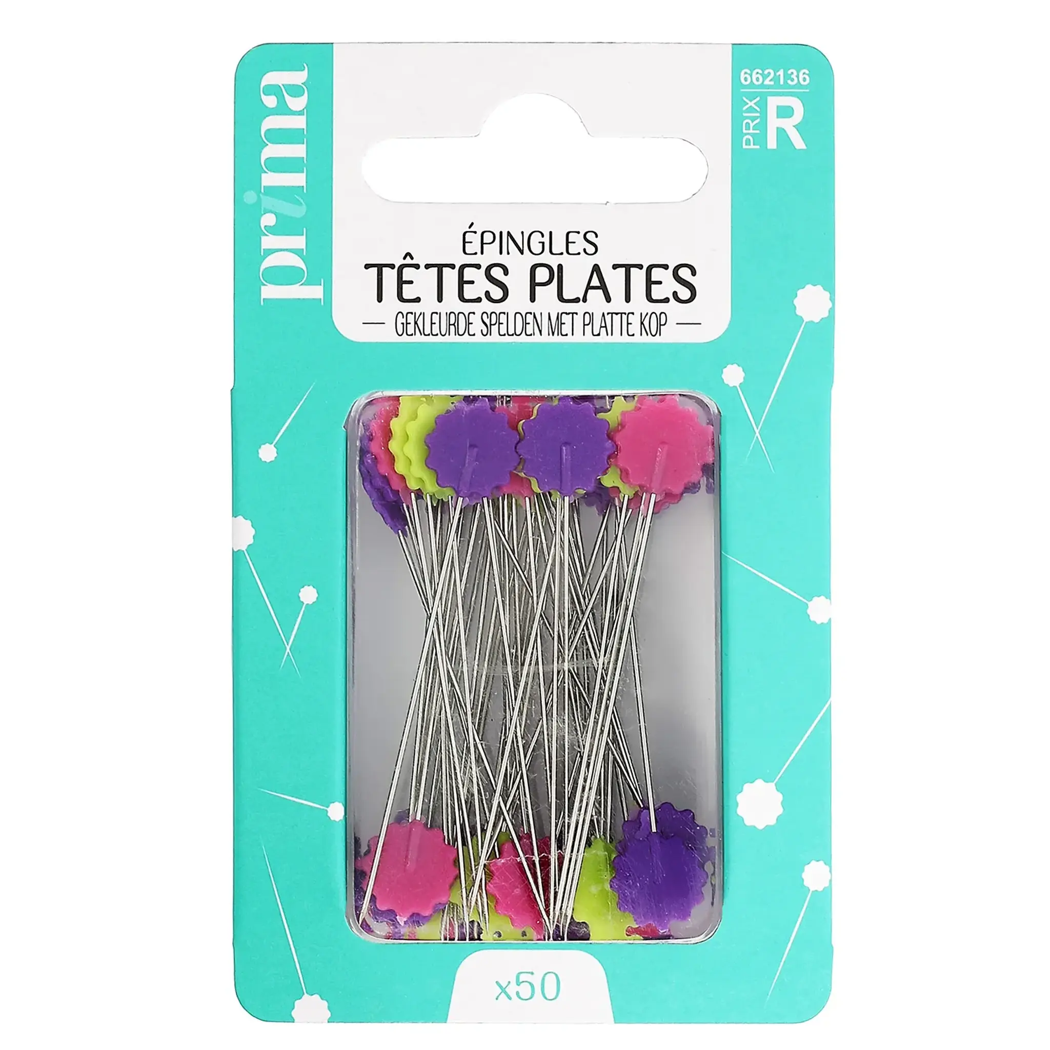 PRIMA Epingles têtes plates