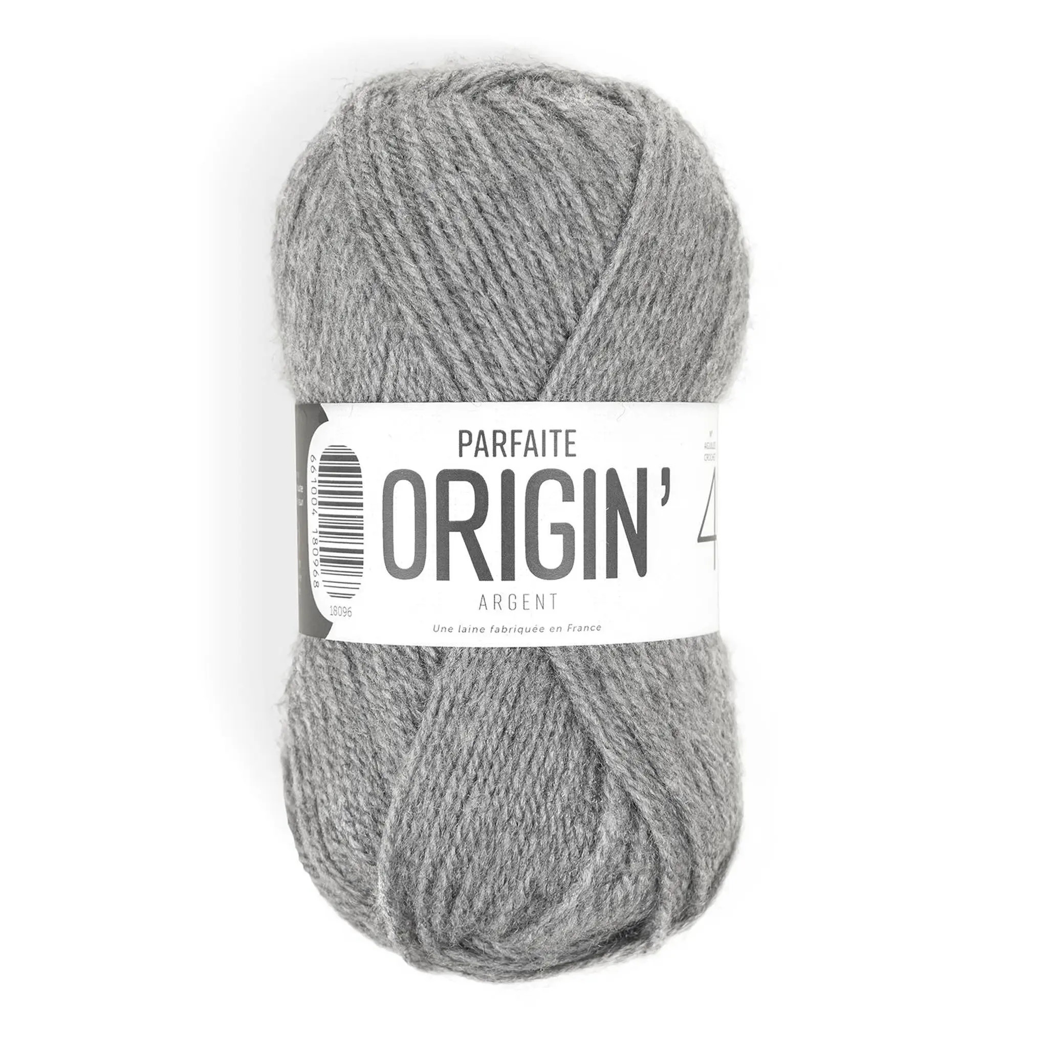 ORIGIN Pelote de laine argent