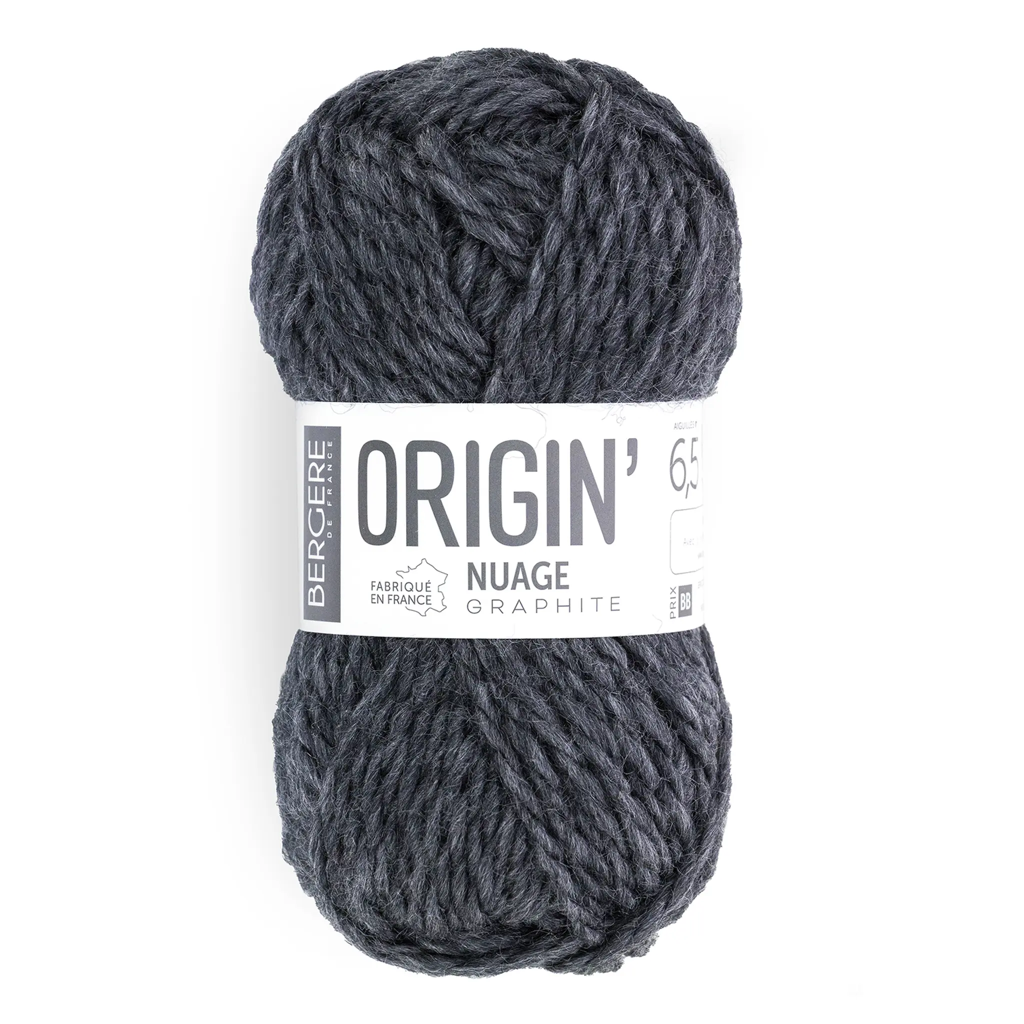 BERGERE DE FRANCE Origin' Pelote nuage graphite 50g